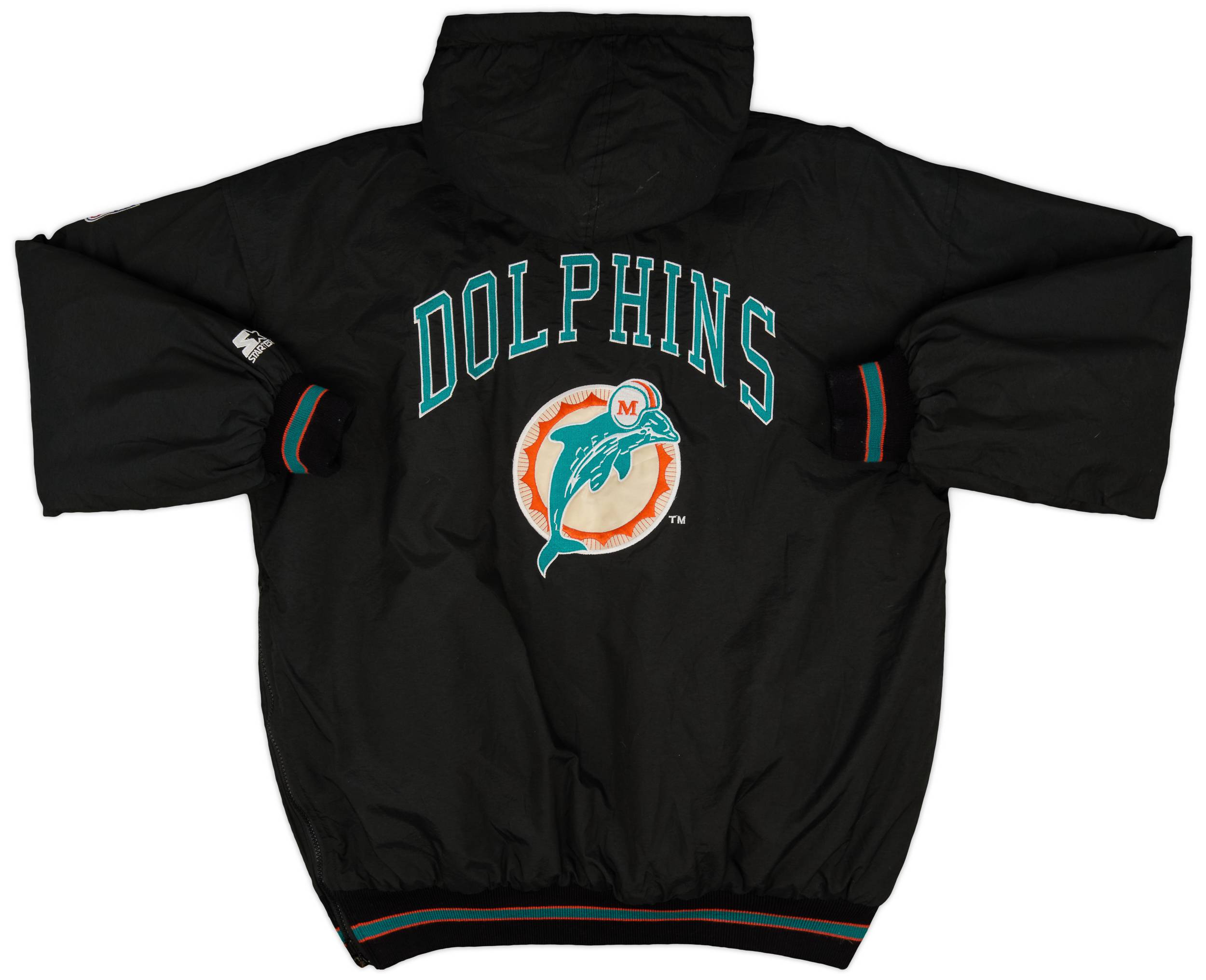 1990s Miami Dolphins Starter Rain Coat - 9/10 - (L)