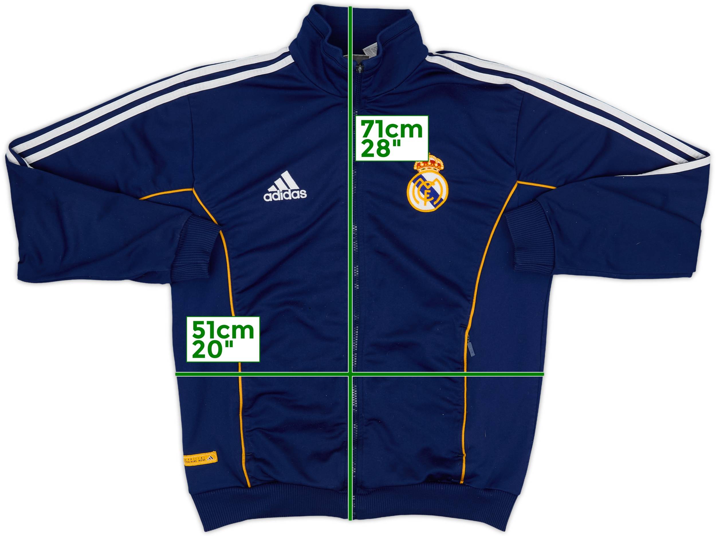 00's Real Madrid adidas Track Jacket 古着 1999-00 Real Madrid adidas Track Jacket - 5/10 - (XL.Boys)