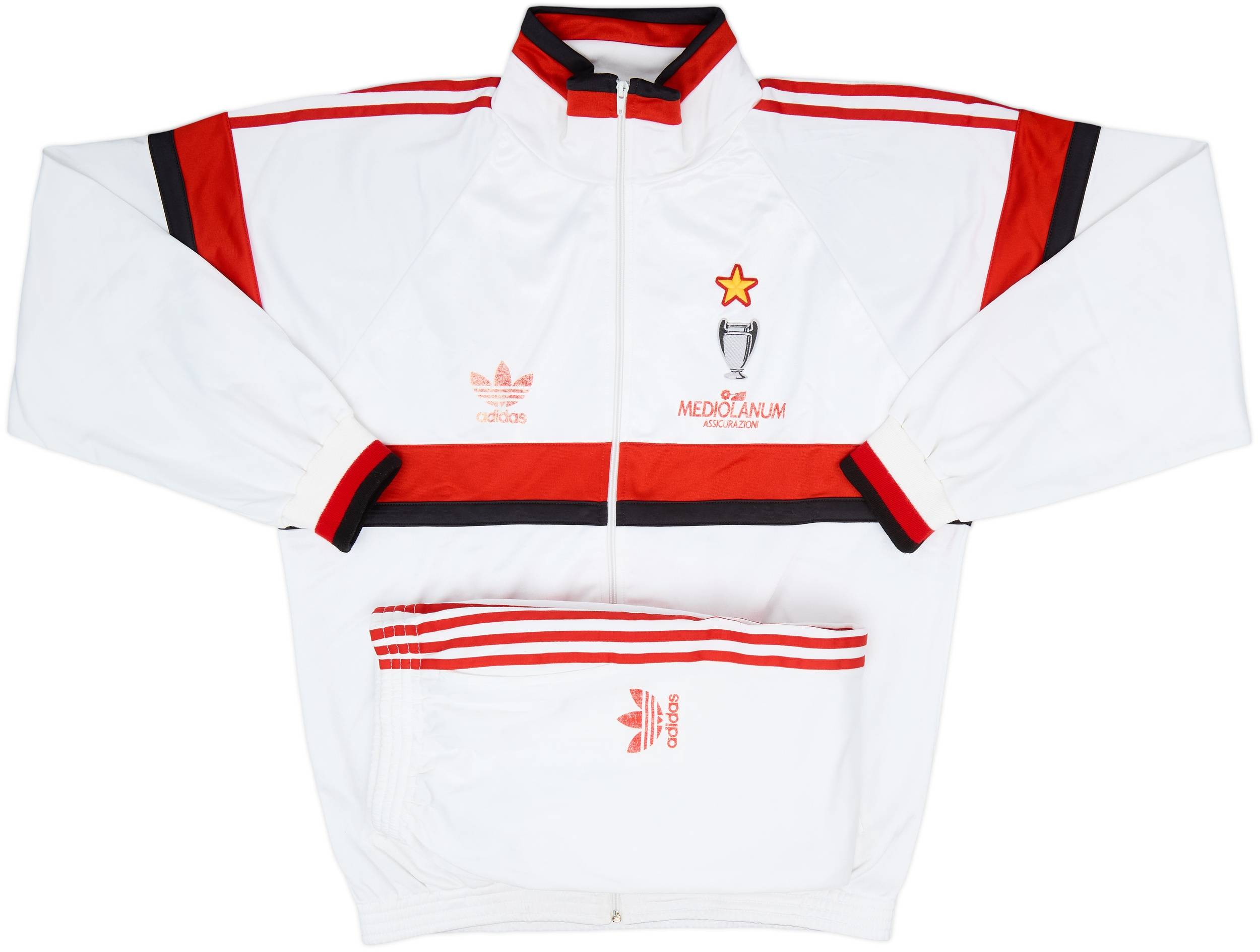 ウェア ADIDAS 1990/1991 AC MILAN  JERSEY 1990-92 AC Milan adidas Tracksuit - 6/10 - (XL)