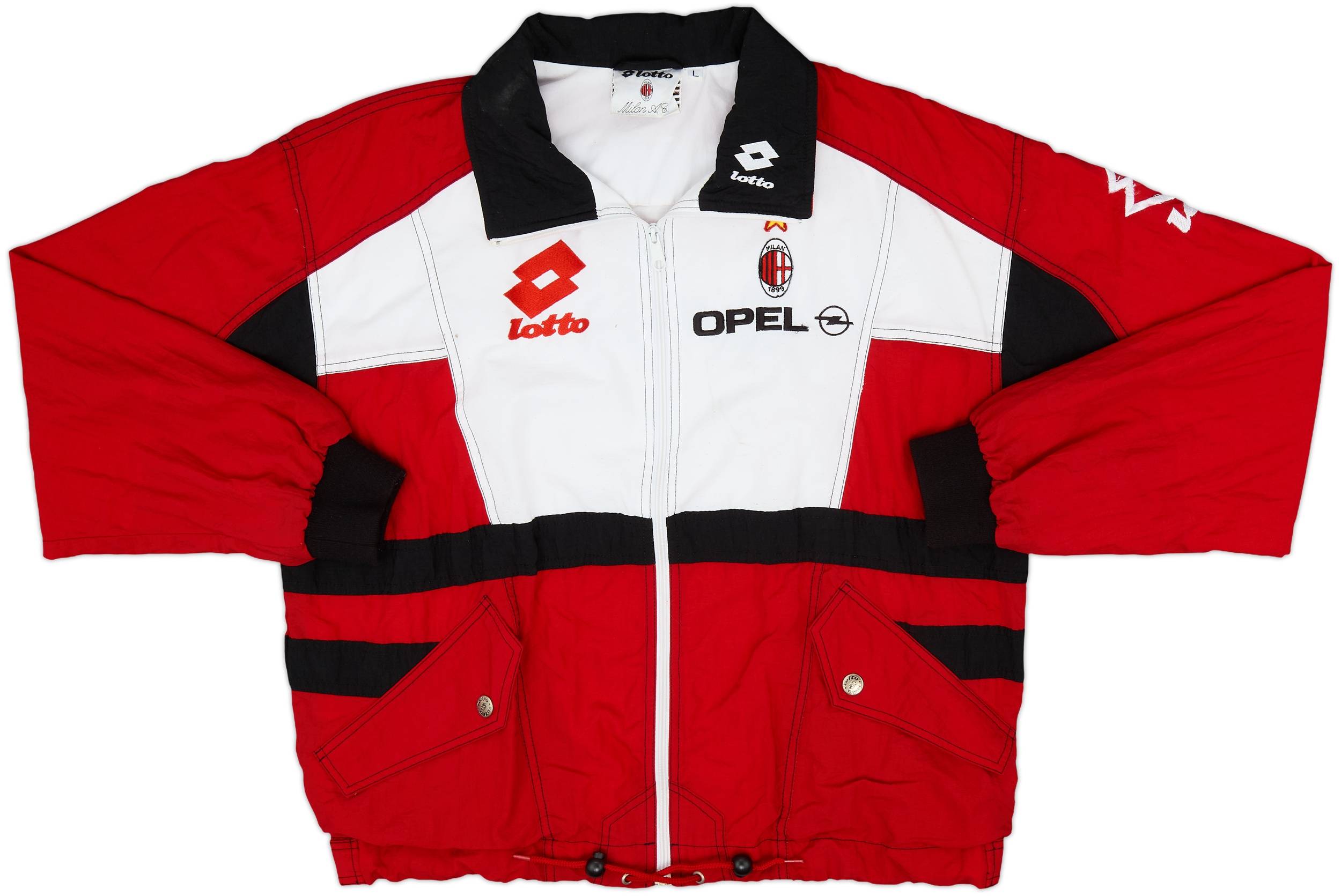 1995-96 AC Milan Lotto Tracksuit - 8/10 - (L)