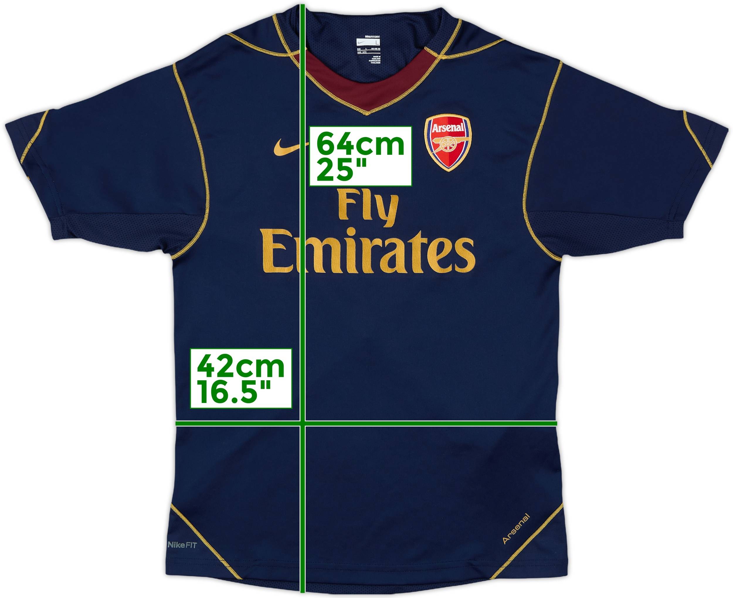 2007-08 Arsenal Nike Training Shirt - 7/10 - (L.Boys)