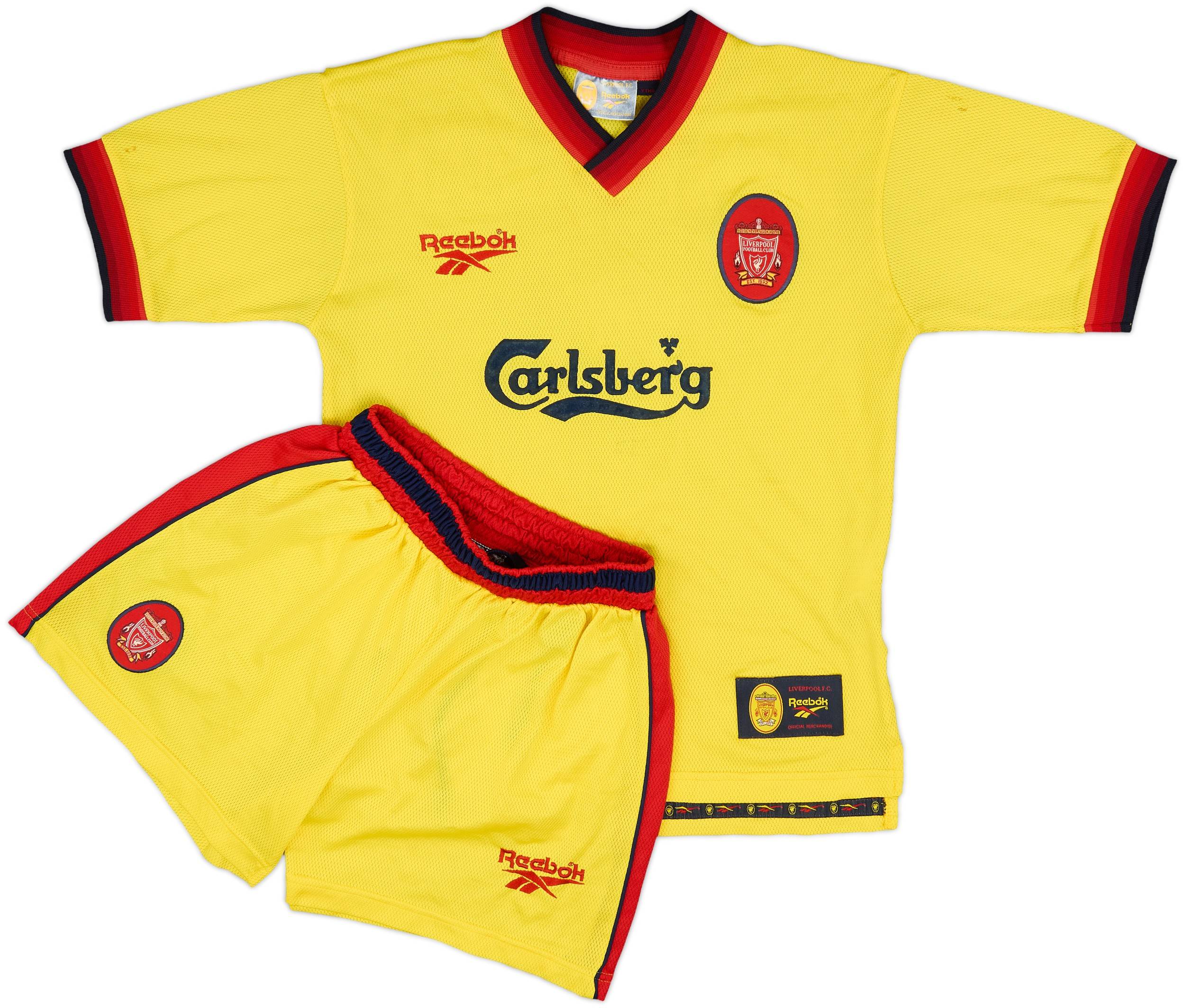 1996/97 リバプール Liverpool FC #7 マクマナマン 1996-97 Liverpool Away Shirt McManaman #7 - 8/10 - (L)