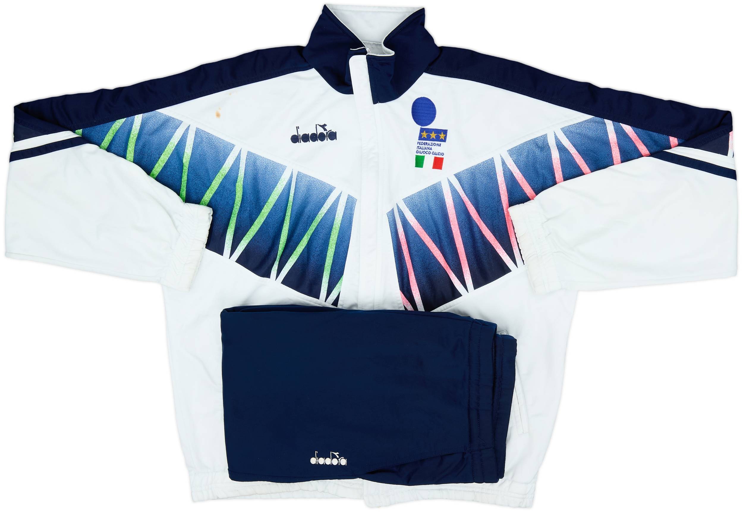 diadora 1994年　イタリアユニフォーム　メンズXL VTG 90s 1994 Italy Diadora Home World Cup Jersey Azzurri