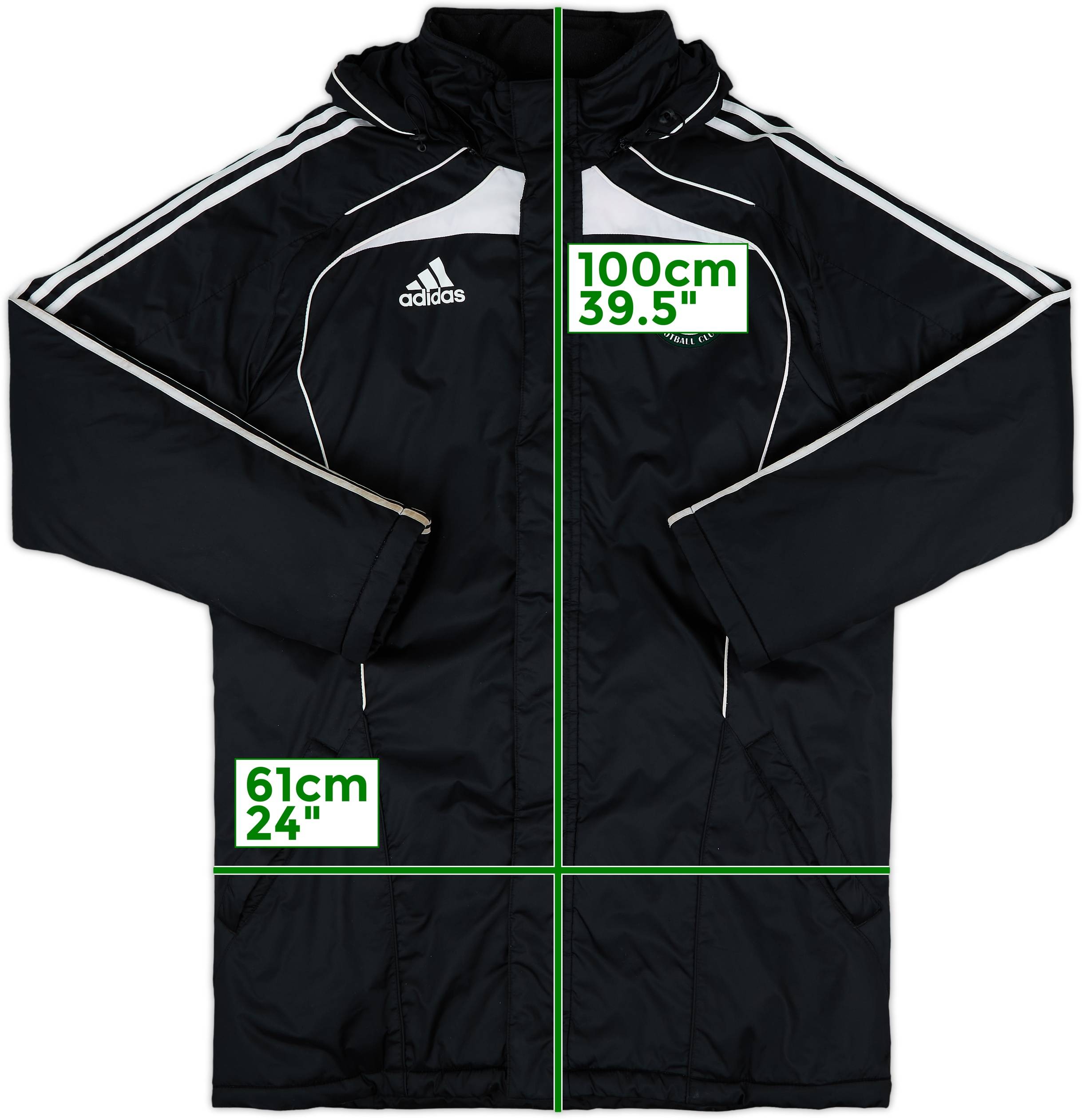 2010-11 Plymouth adidas Padded Bench Coat - 9/10 - (M)