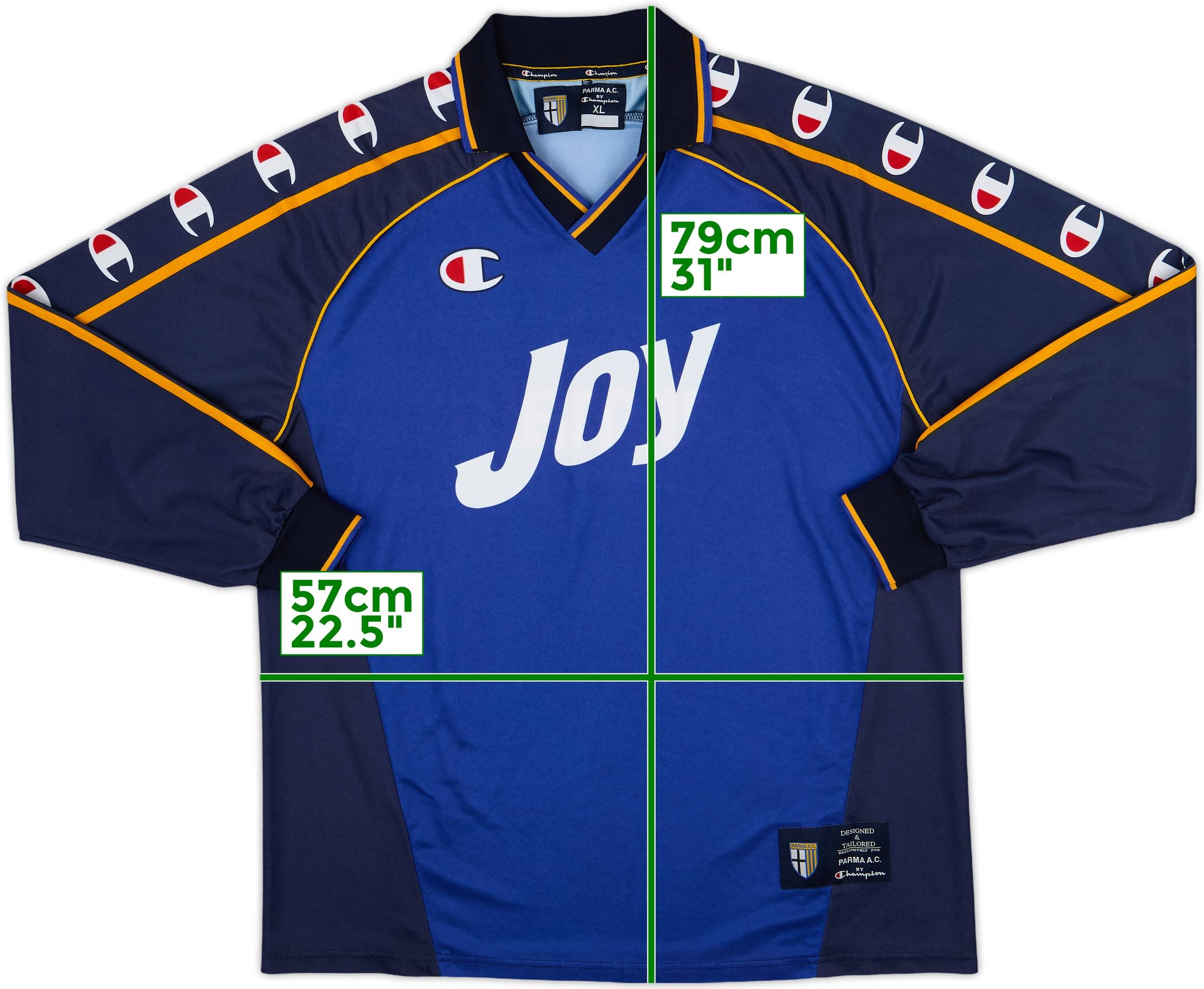 Parma 2004-2005 Home Long Sleeve Shirt #26 Ferronetti