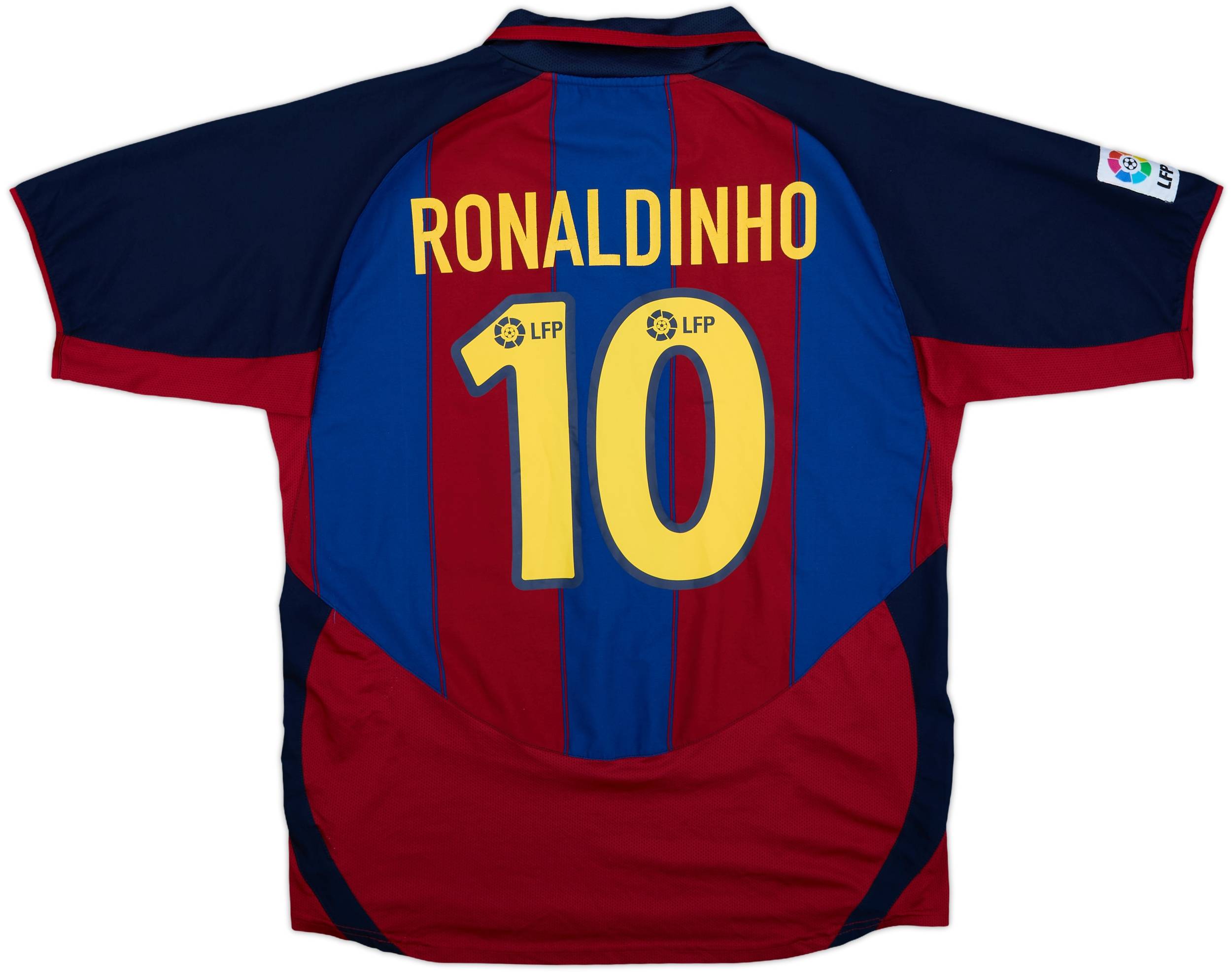 20-60代 人気ファッションブランド Home Barcelona 2003-04 Shirt (L) - 8/10 - #10 Ronaldinho ウェア