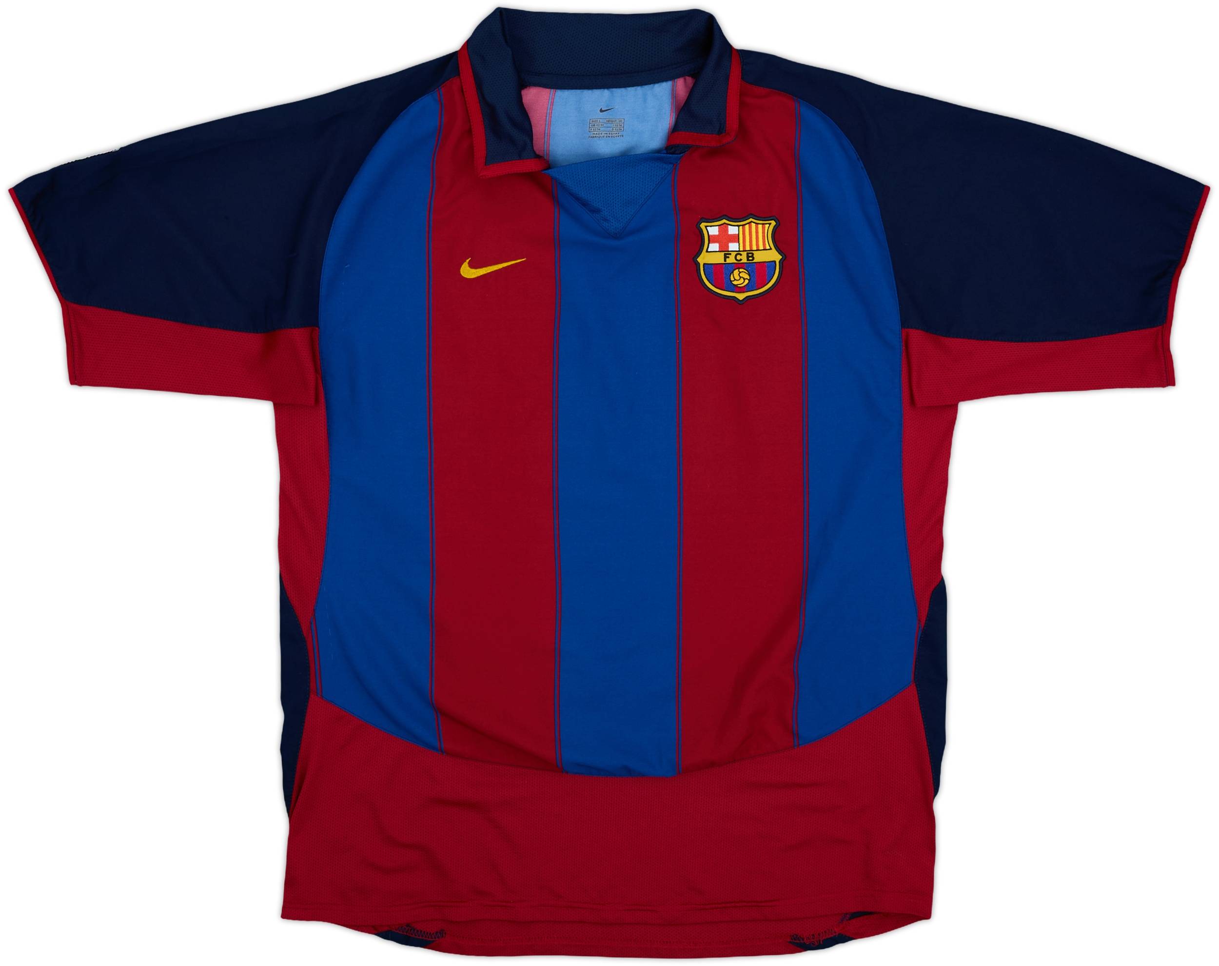 2003-04 Barcelona Home Shirt Ronaldinho #10 - 8/10 - (L)