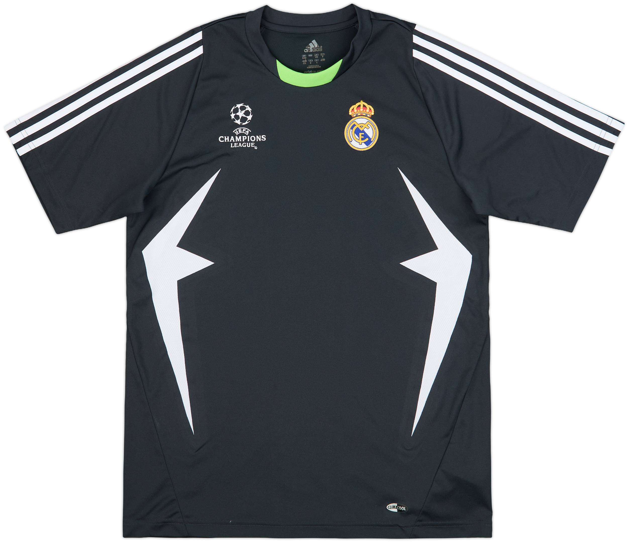 超激安 2007-08 Real (M) - 8/10 - Shirt Training adidas CL Madrid ウェア