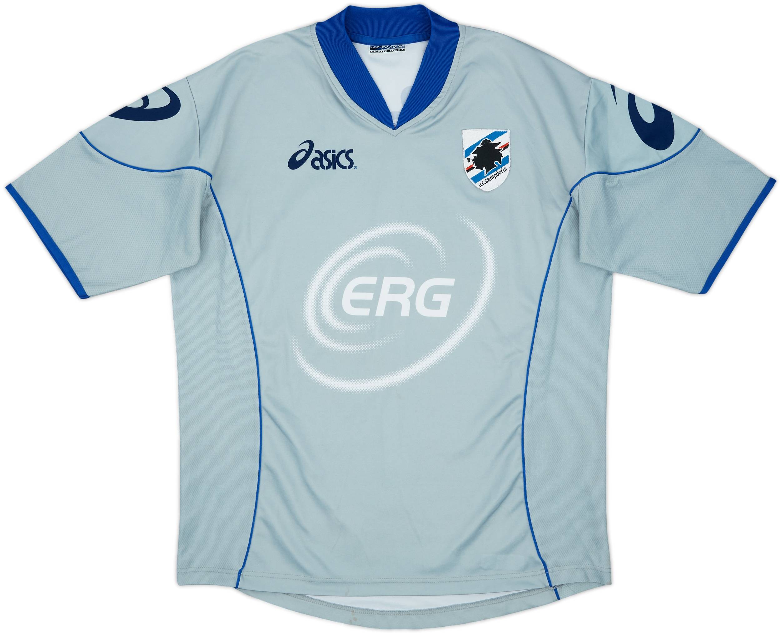 2003-04 Sampdoria Asics Training Shirt - 8/10 - (M)