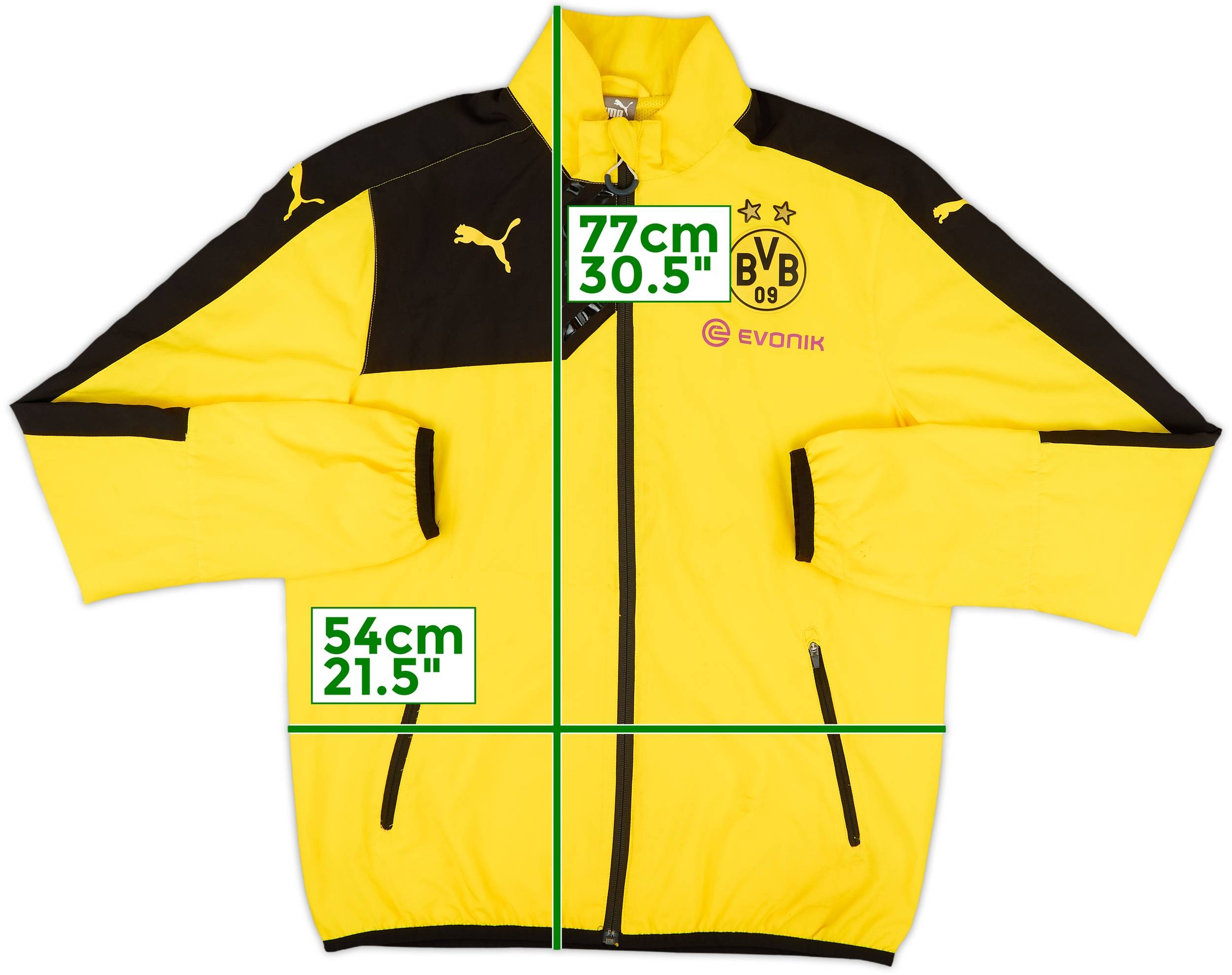 2015-16 Borussia Dortmund Puma Track Jacket - 5/10 - (M)