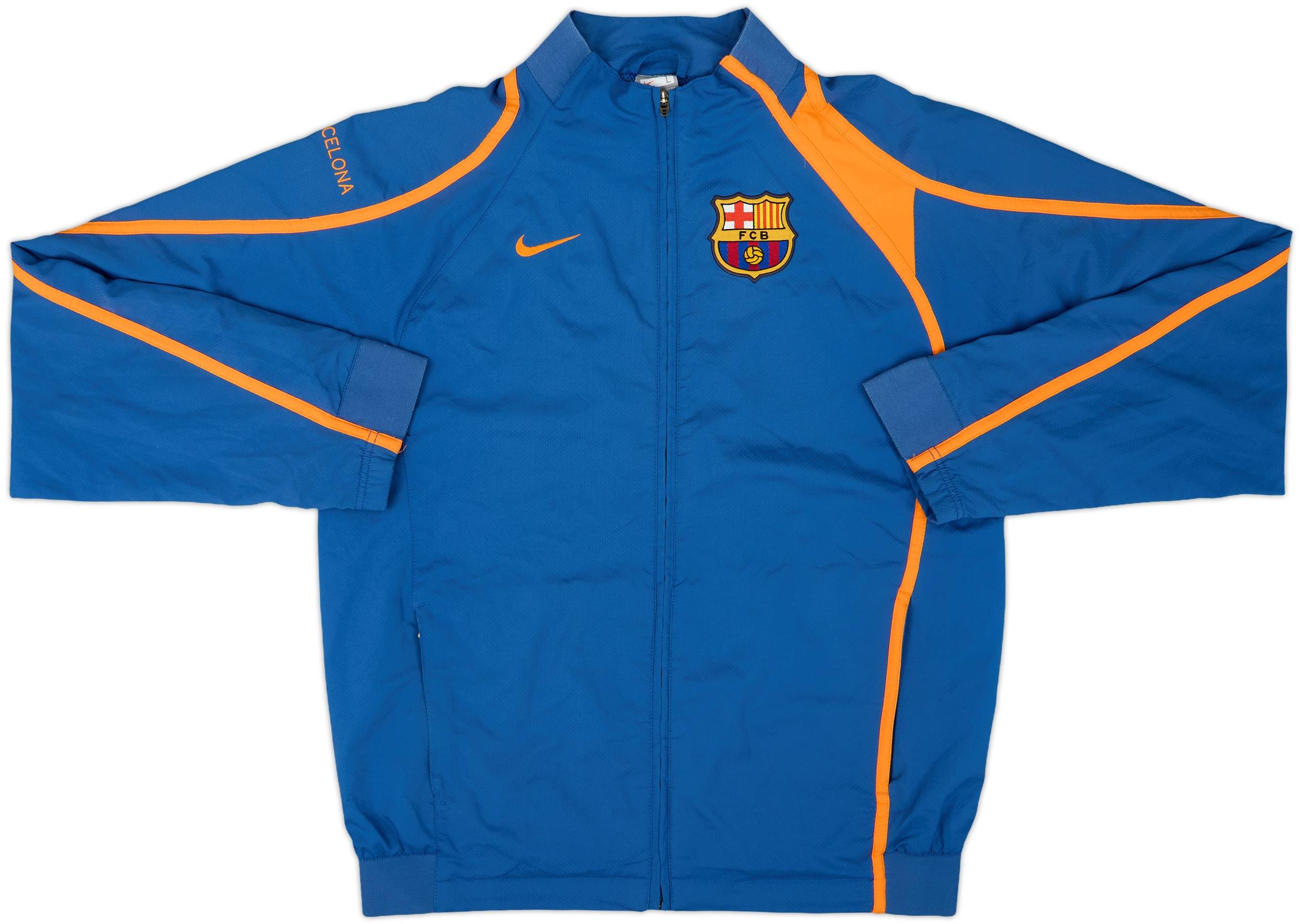 2007-08 Barcelona Nike Tracksuit - 9/10 - (L)