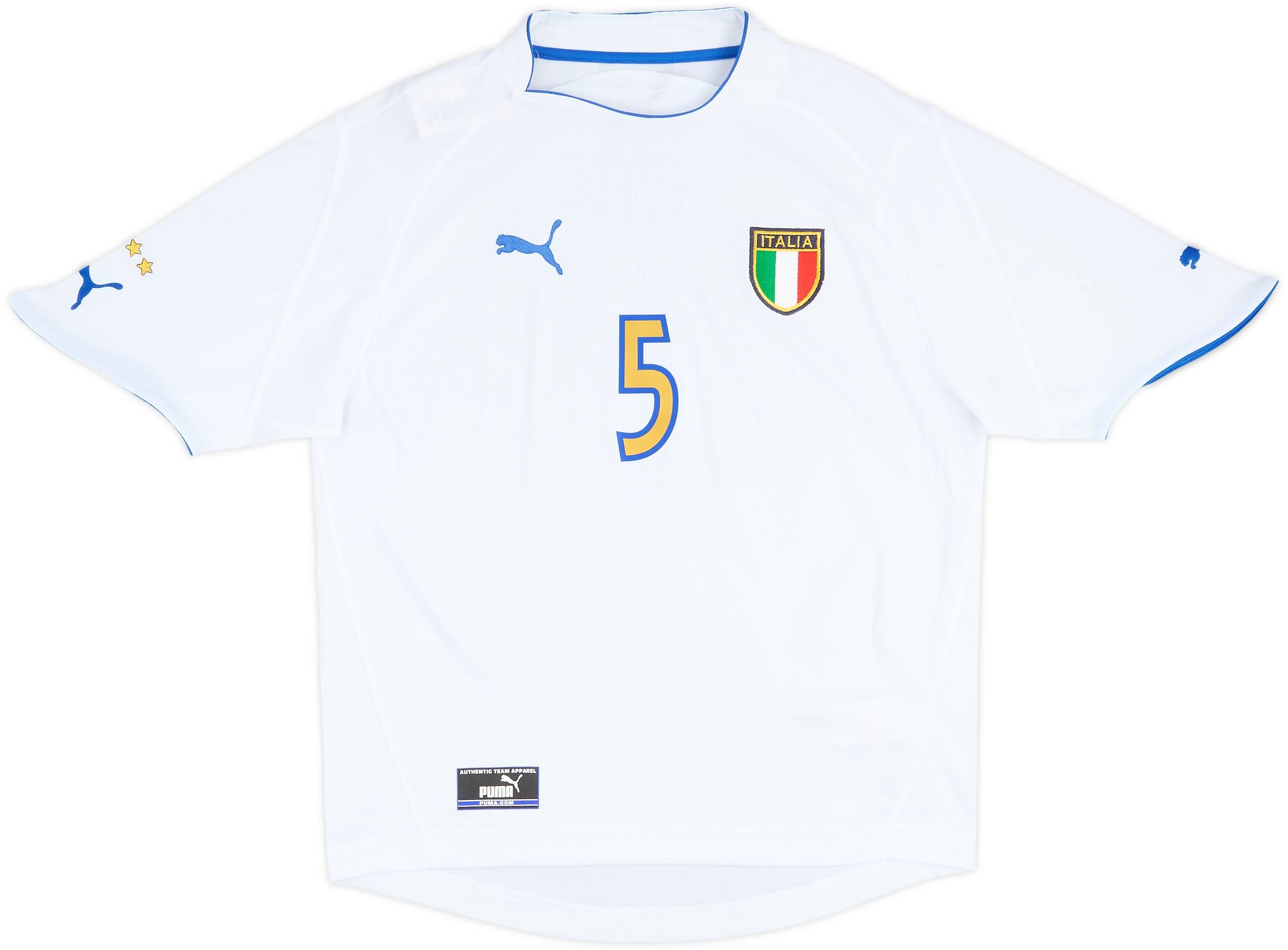 2003-04 Italy Away Shirt Cannavaro #5