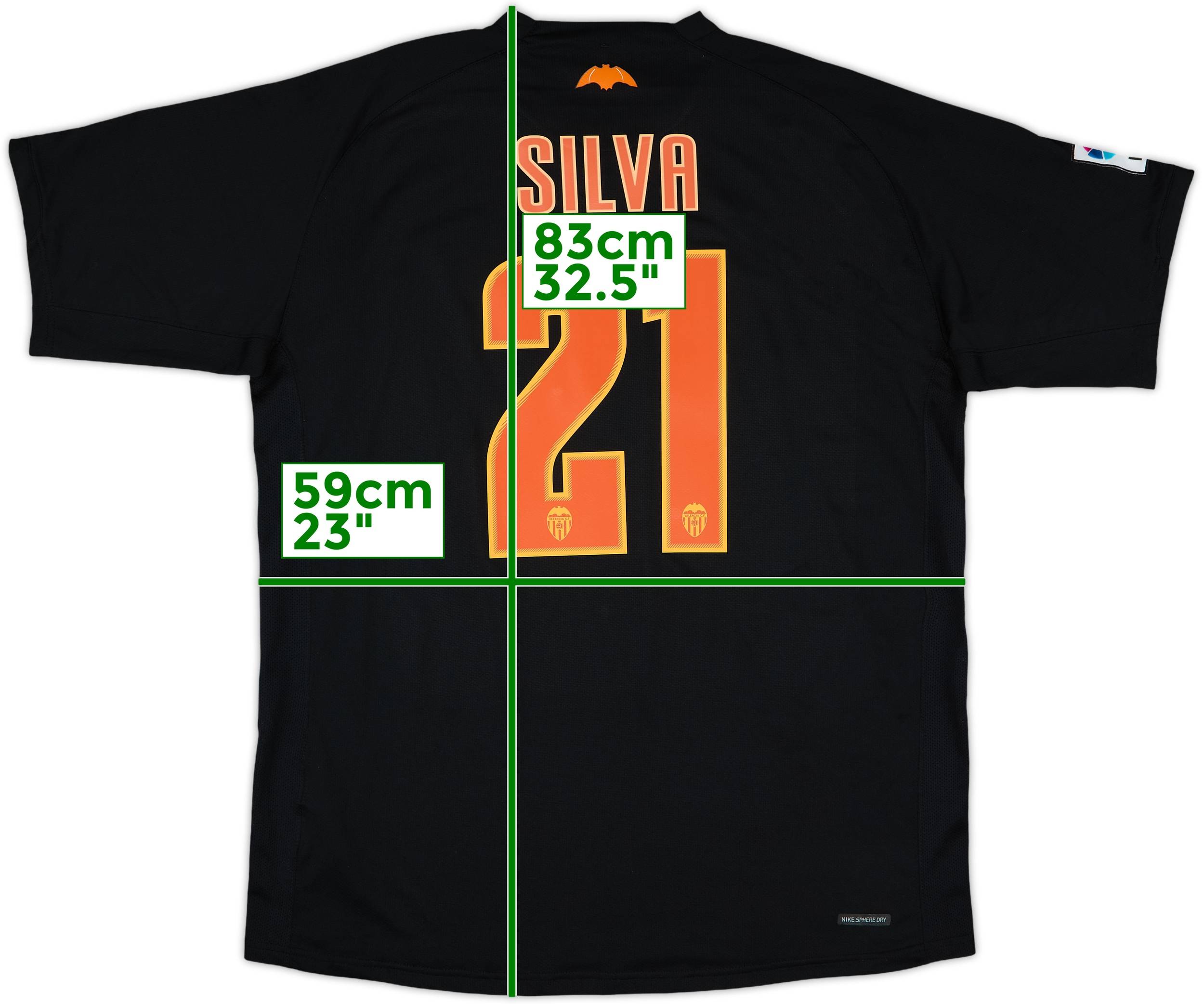 1996-97 Valencia Home Shirt Ortega #25 - 6/10 - (XL)