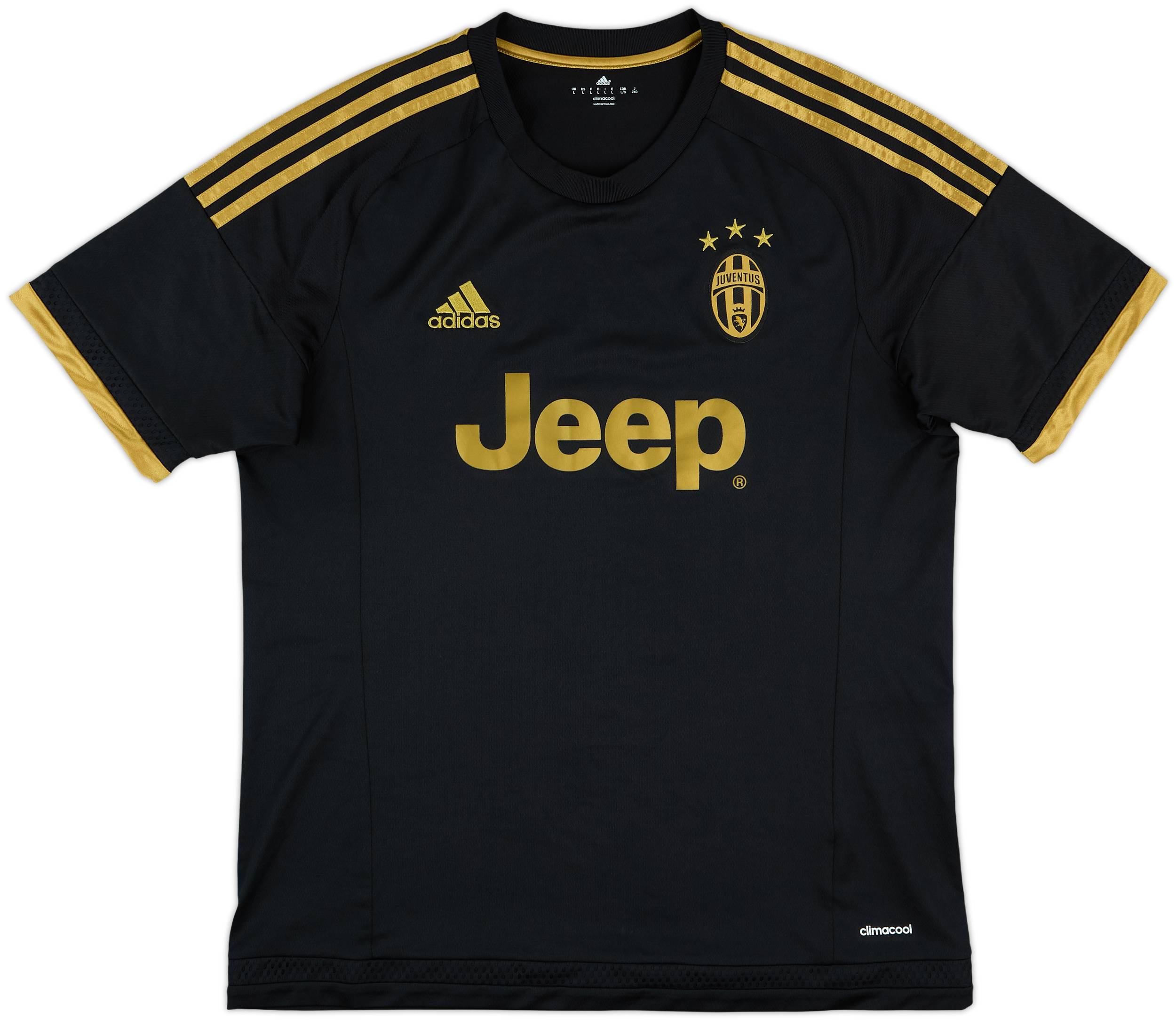 レアJuventus DYBALA 21 シャツ S 黒金2015-2016 2015-16 Juventus Third Shirt - 10/10 - (L)