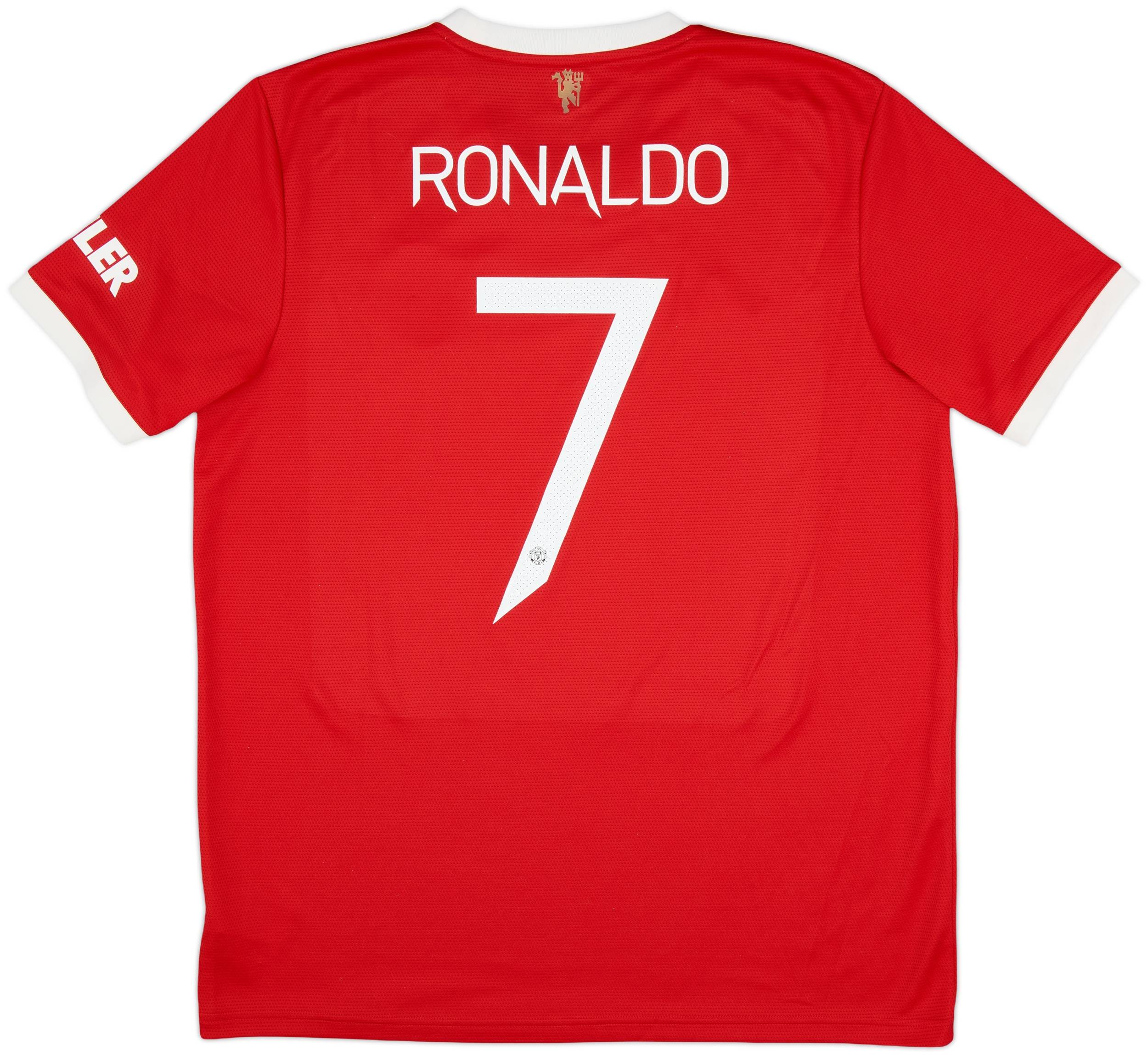 MANCHESTER UNITED 2021/2022 HOME FOOTBALL SHIRT #7 RONALDO