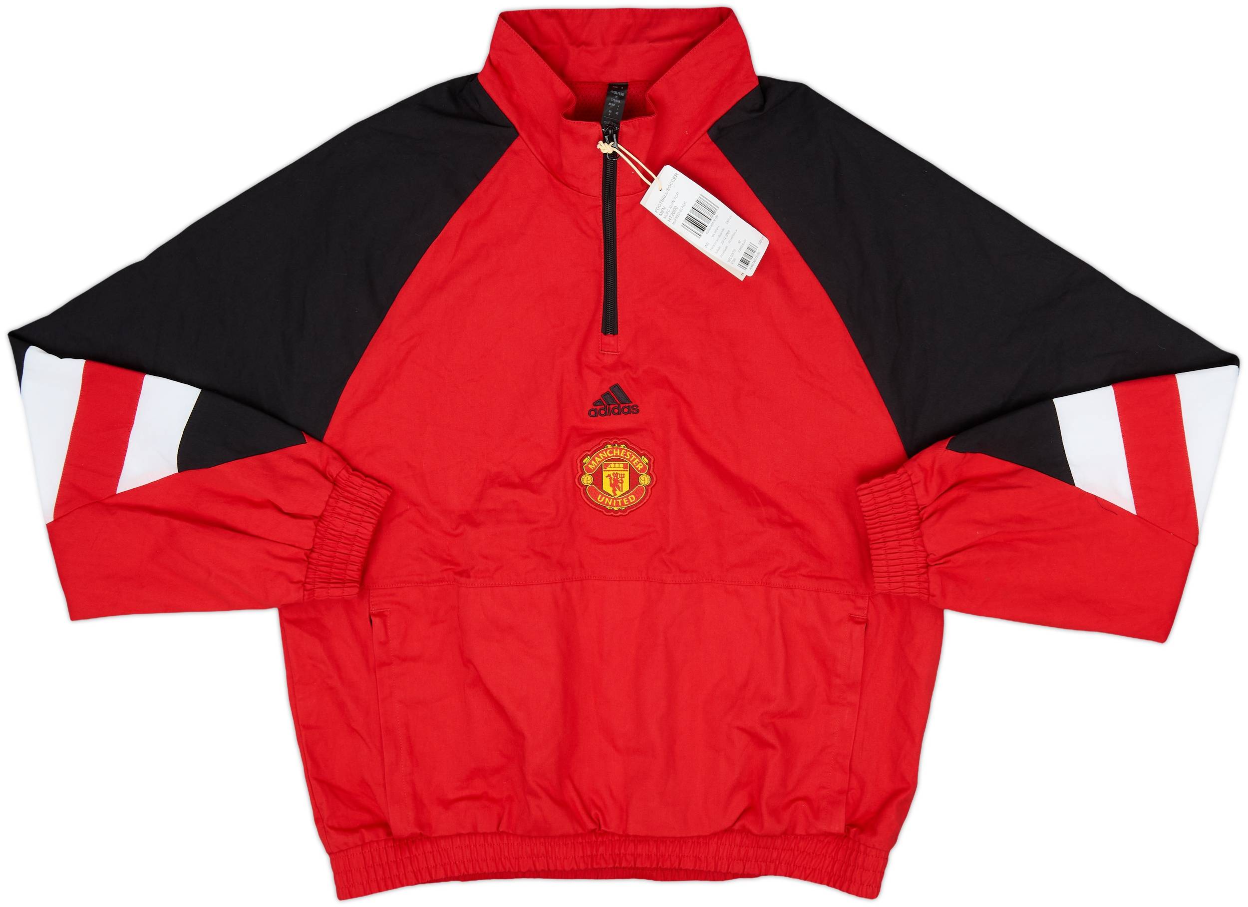 2018-2019 Manchester United Icon Black Track Jacket Medium