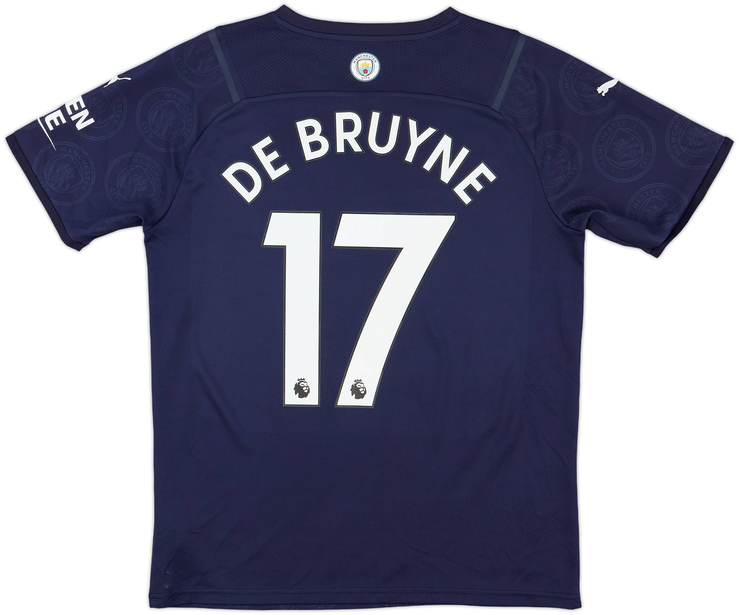 2021-22 Manchester City Third Shirt De Bruyne #17 - 8/10 - (M)