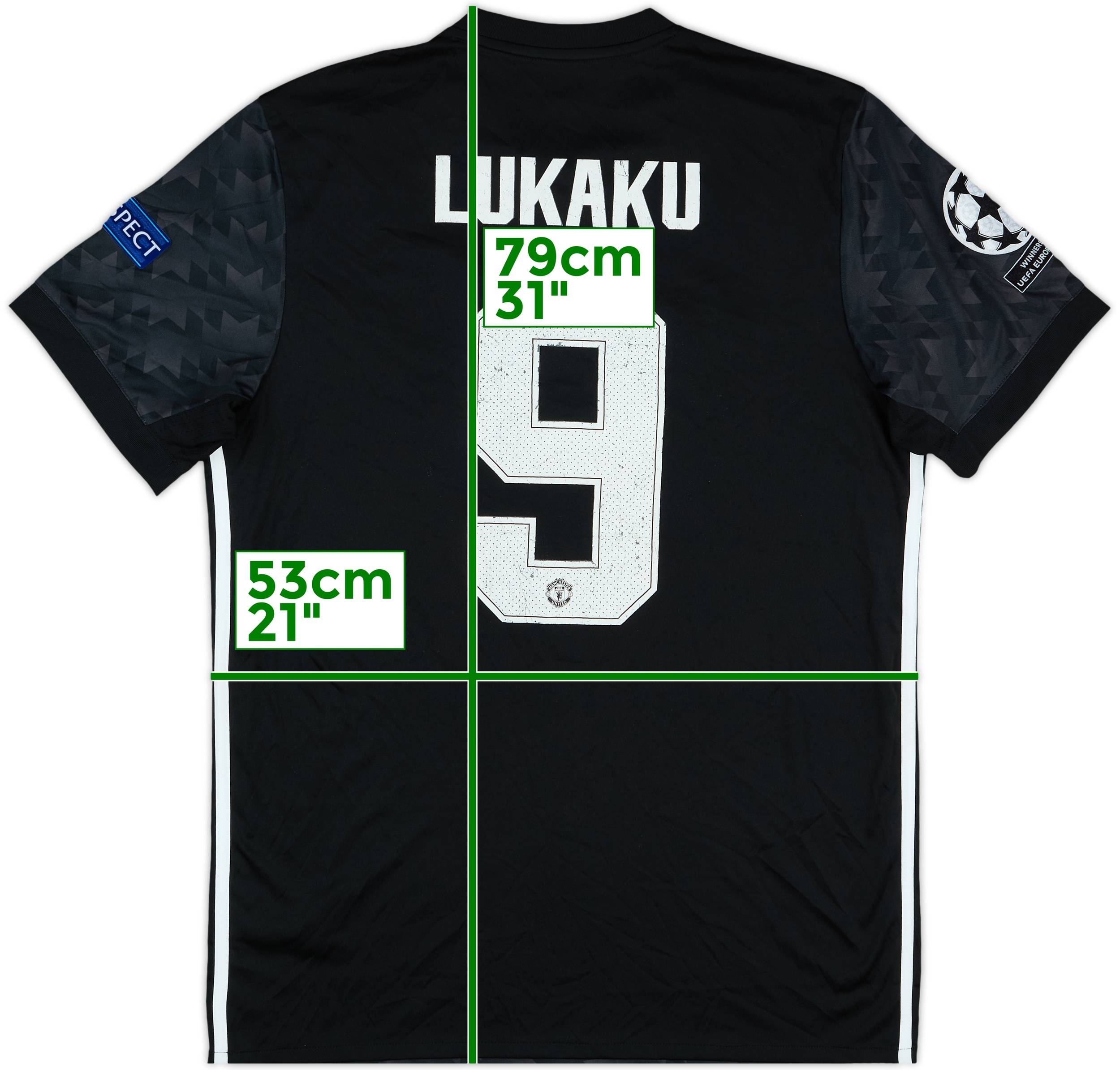 2017-18 Manchester United Away Shirt Lukaku #9 - 6/10 - (L)