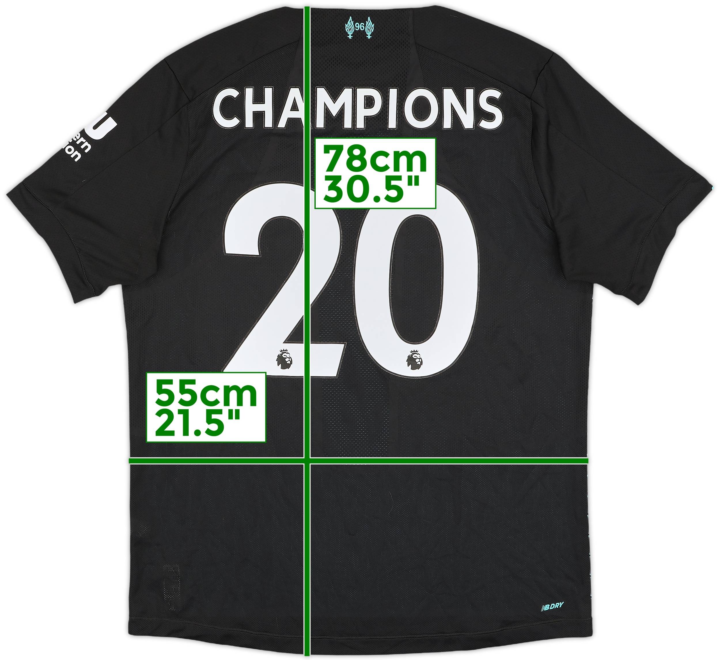 ファッションの Champions Shirt Third Liverpool 2019-20 #20 (L) - 8/10 - ウェア