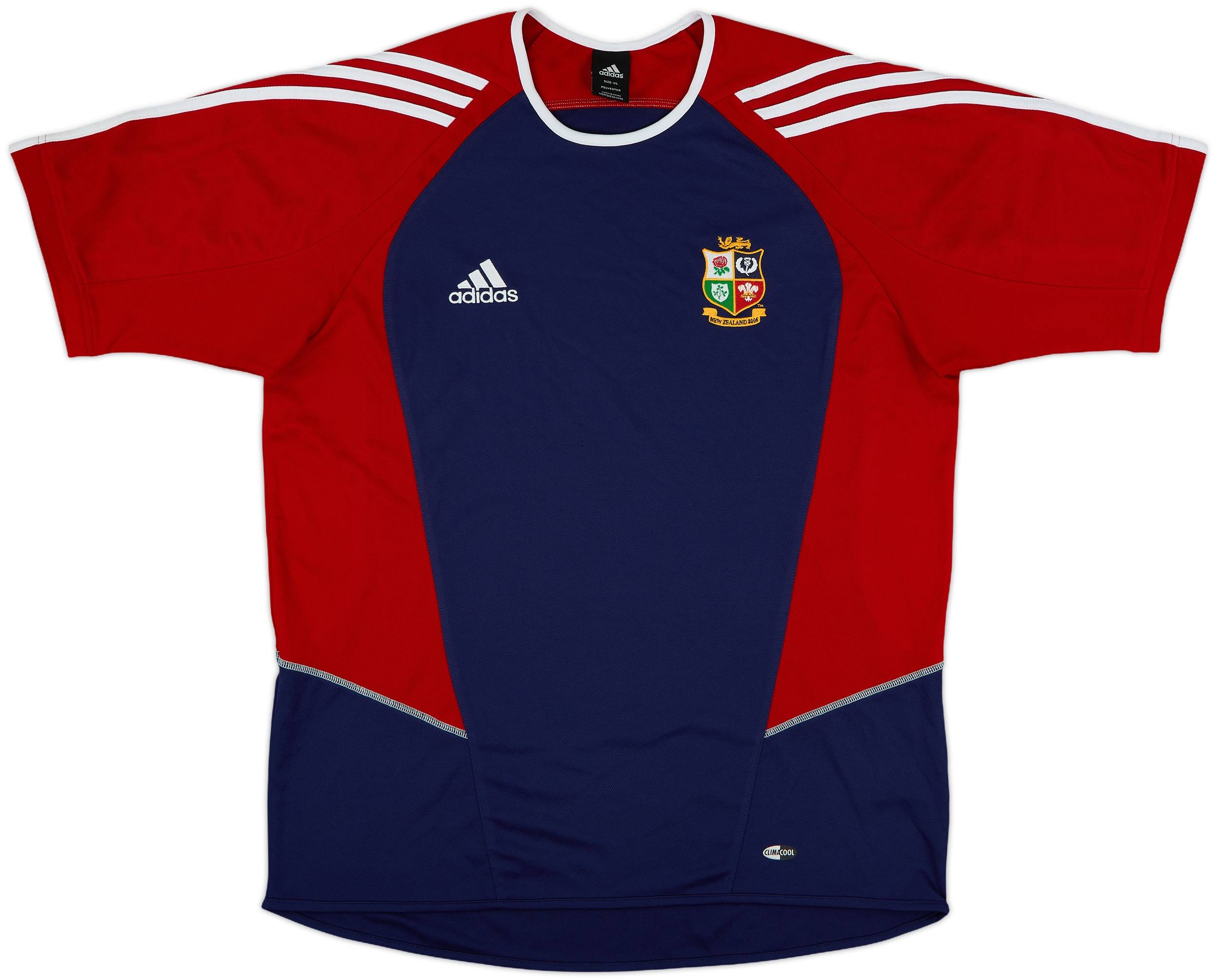 品質は非常に良い 2005 (XL) - 8/10 - Shirt Training adidas Lions Irish & British ウェア
