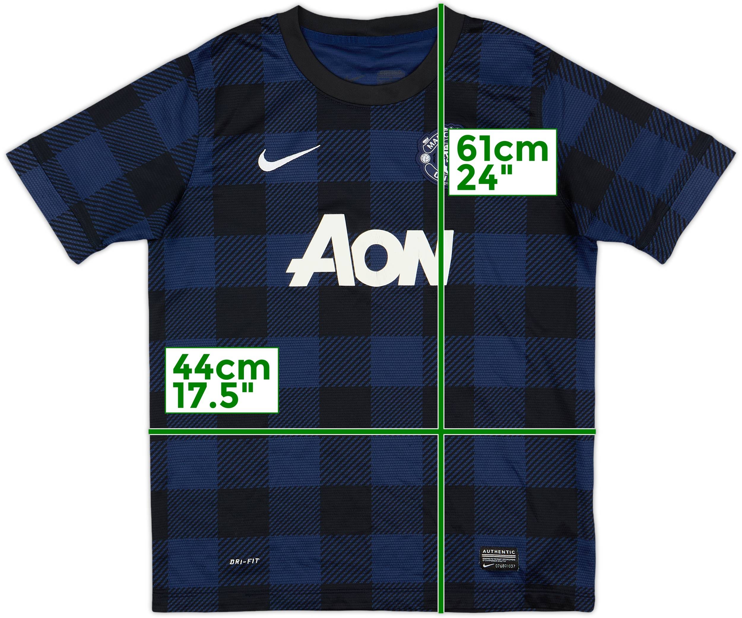 ウェア 13-14 MANCHESTER UNITED away NIKE XL 2013-14 Manchester United Away Shirt Rooney #10 - 10/10