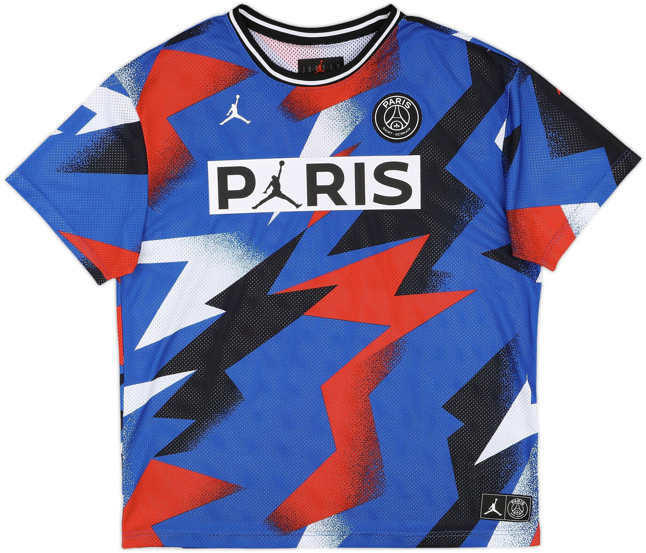 PSG x Nike Jordan ★ コットンTシャツ ESSENTIEL 20/21 2020-21 Paris Saint-Germain Nike Jordan Training Shirt - 10