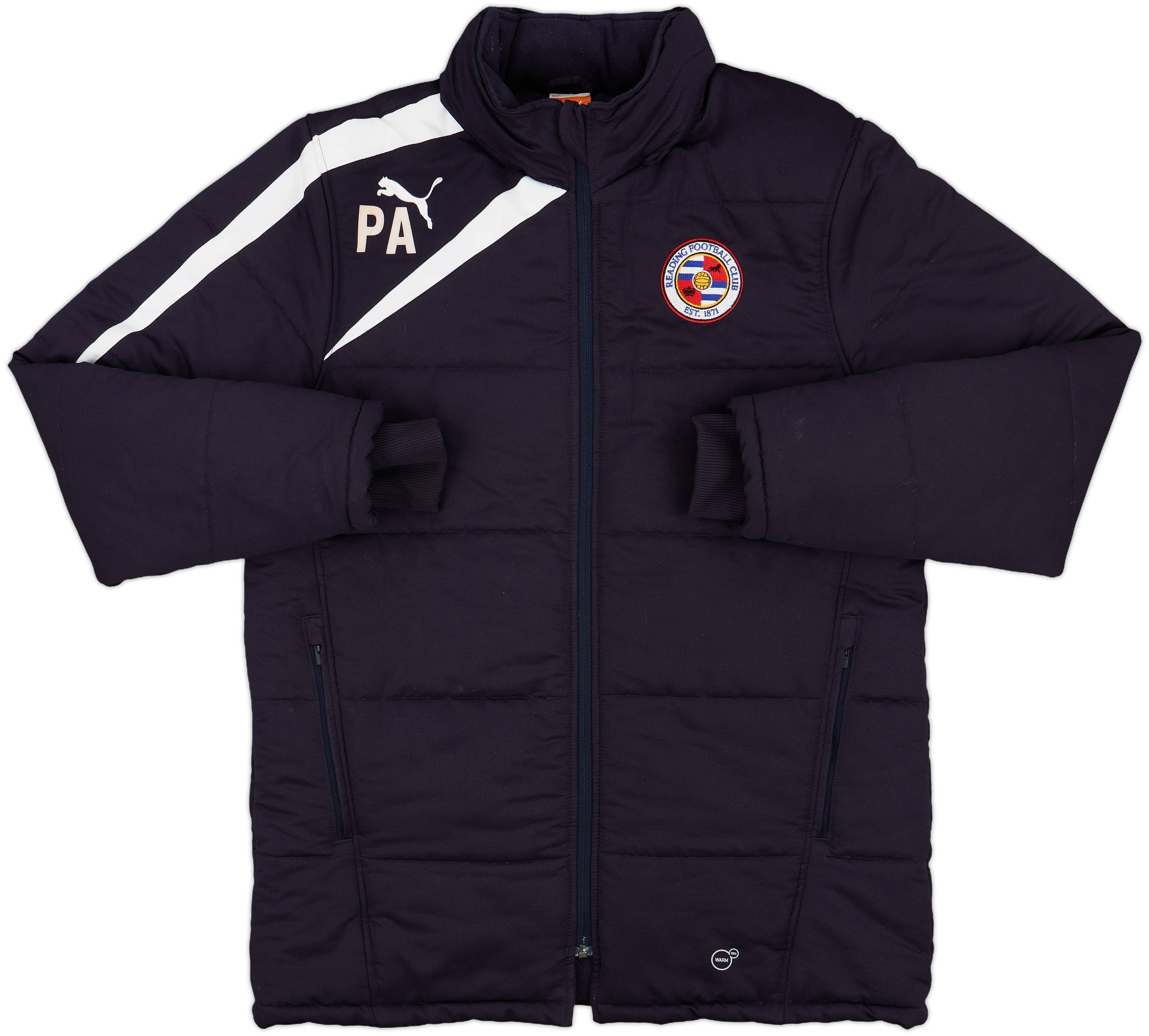 2009-10 Reading Staff Issue Puma Padded Bench Coat PA - 8/10