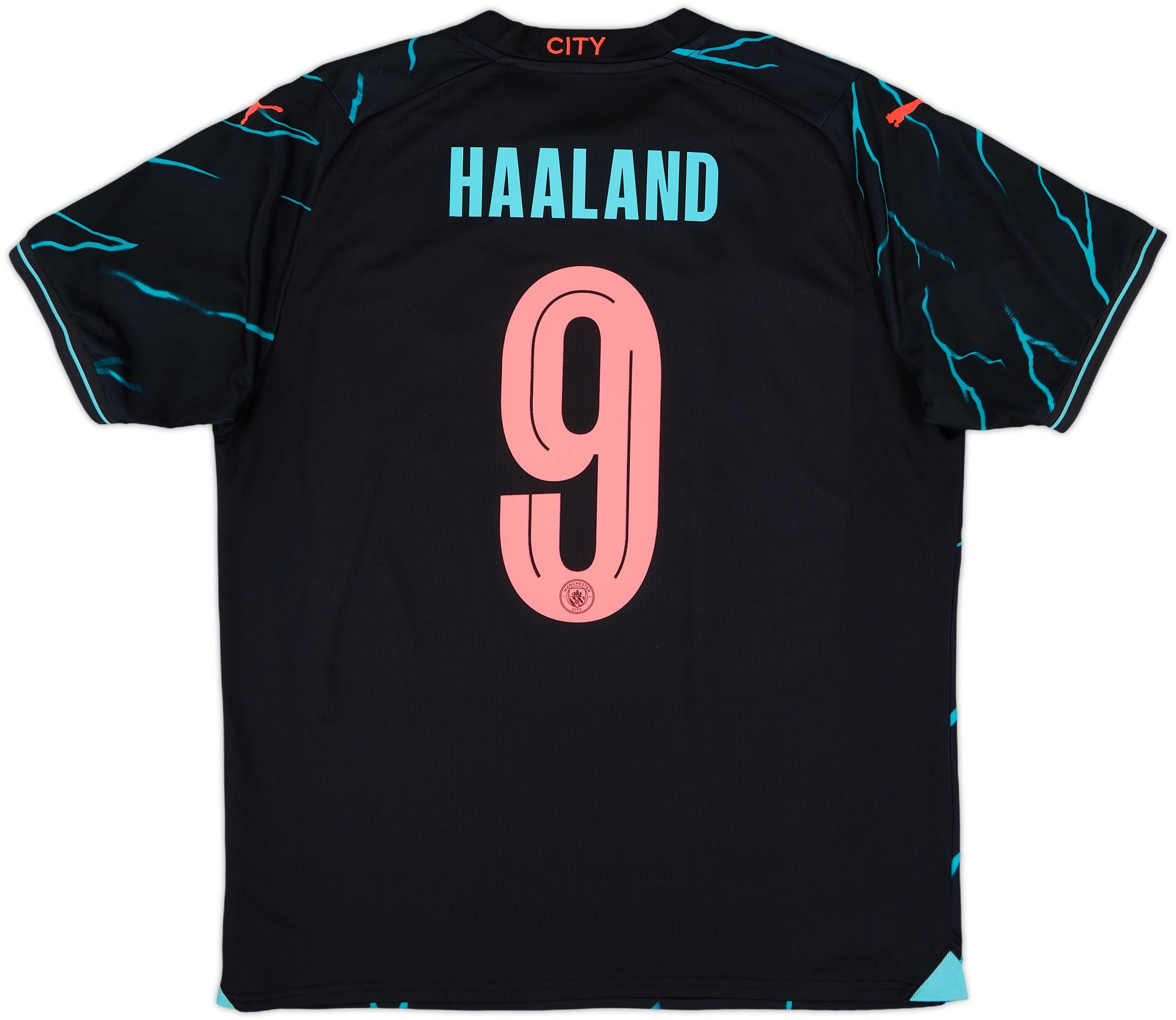 2023-24 Manchester City Third Shirt Haaland #9 - 10/10 - (L)