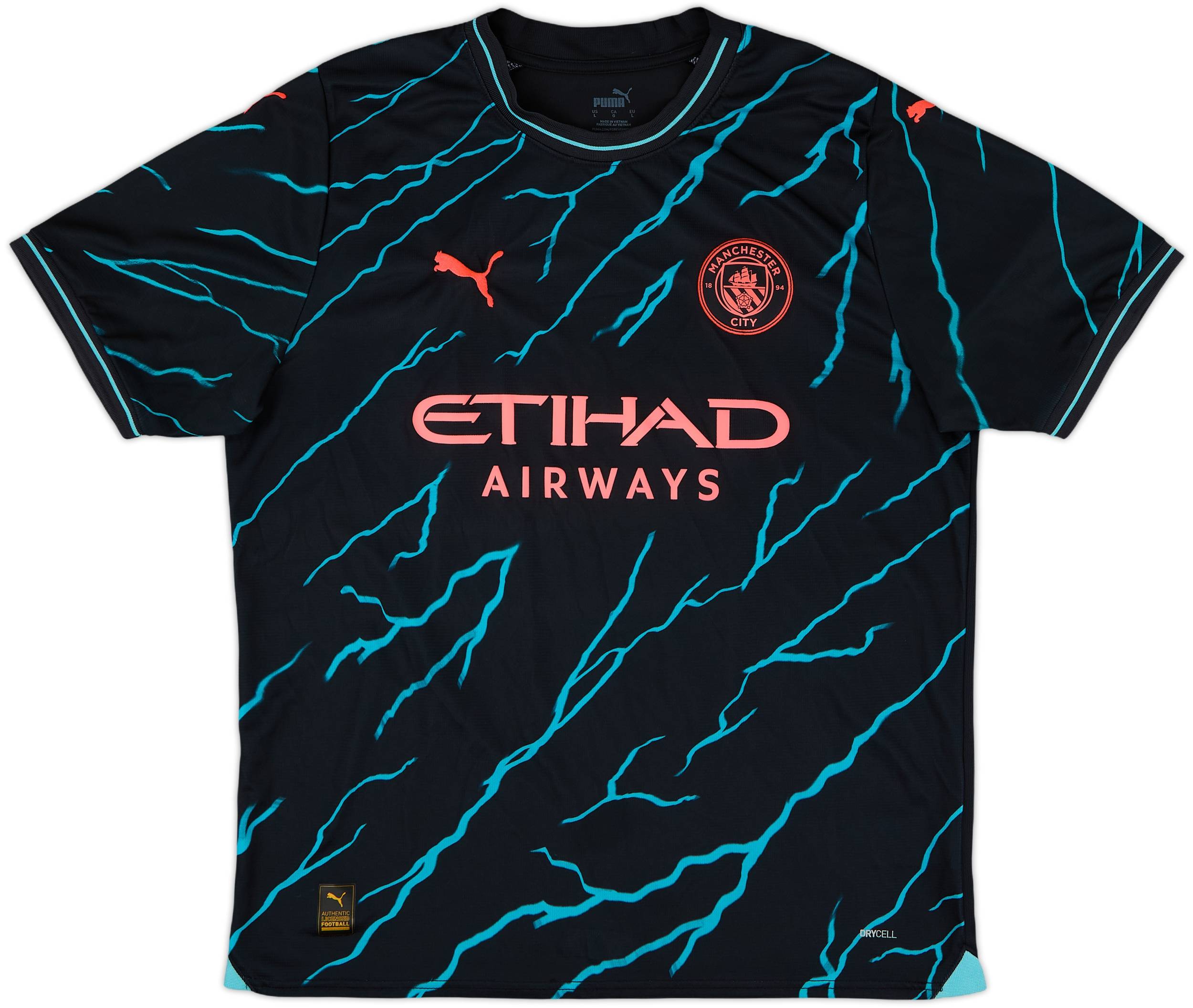 2023-24 Manchester City Third Shirt Haaland #9 - 10/10 - (L)