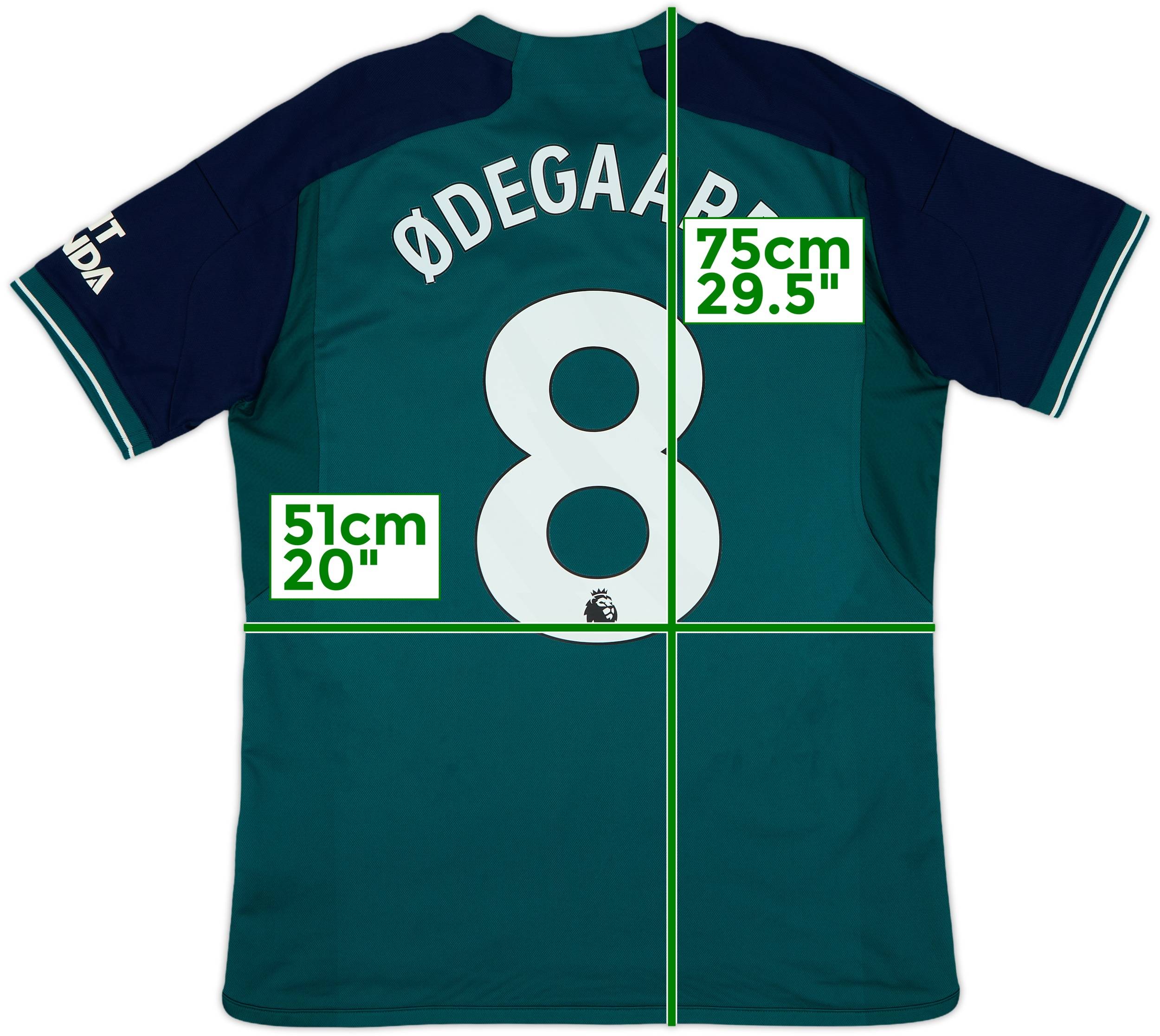 2023-24 Arsenal Third Shirt Odegaard #8 - 8/10 - (M)