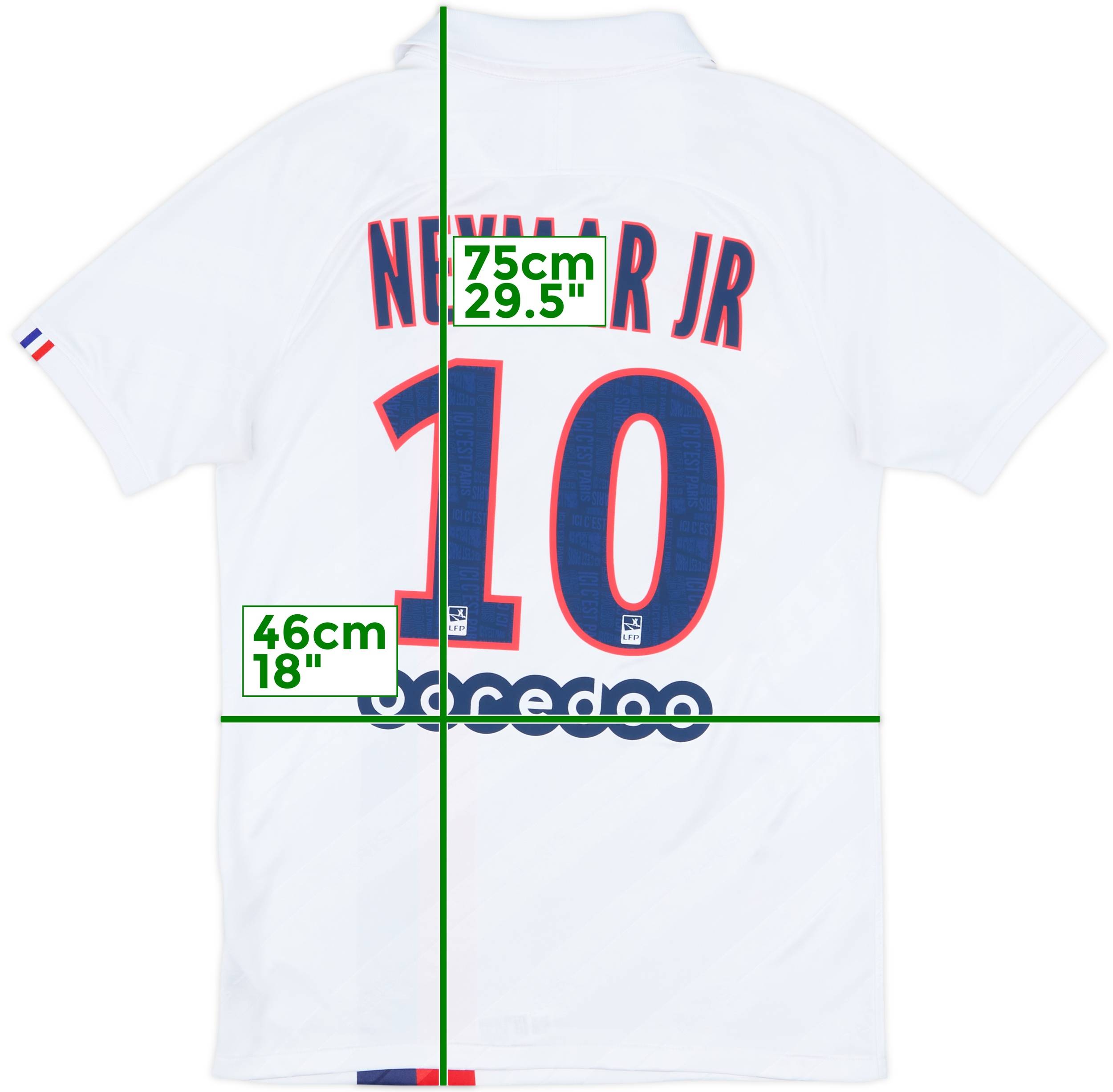 2019-20 Paris Saint-Germain Third Shirt Neymar Jr #10 - 9/10