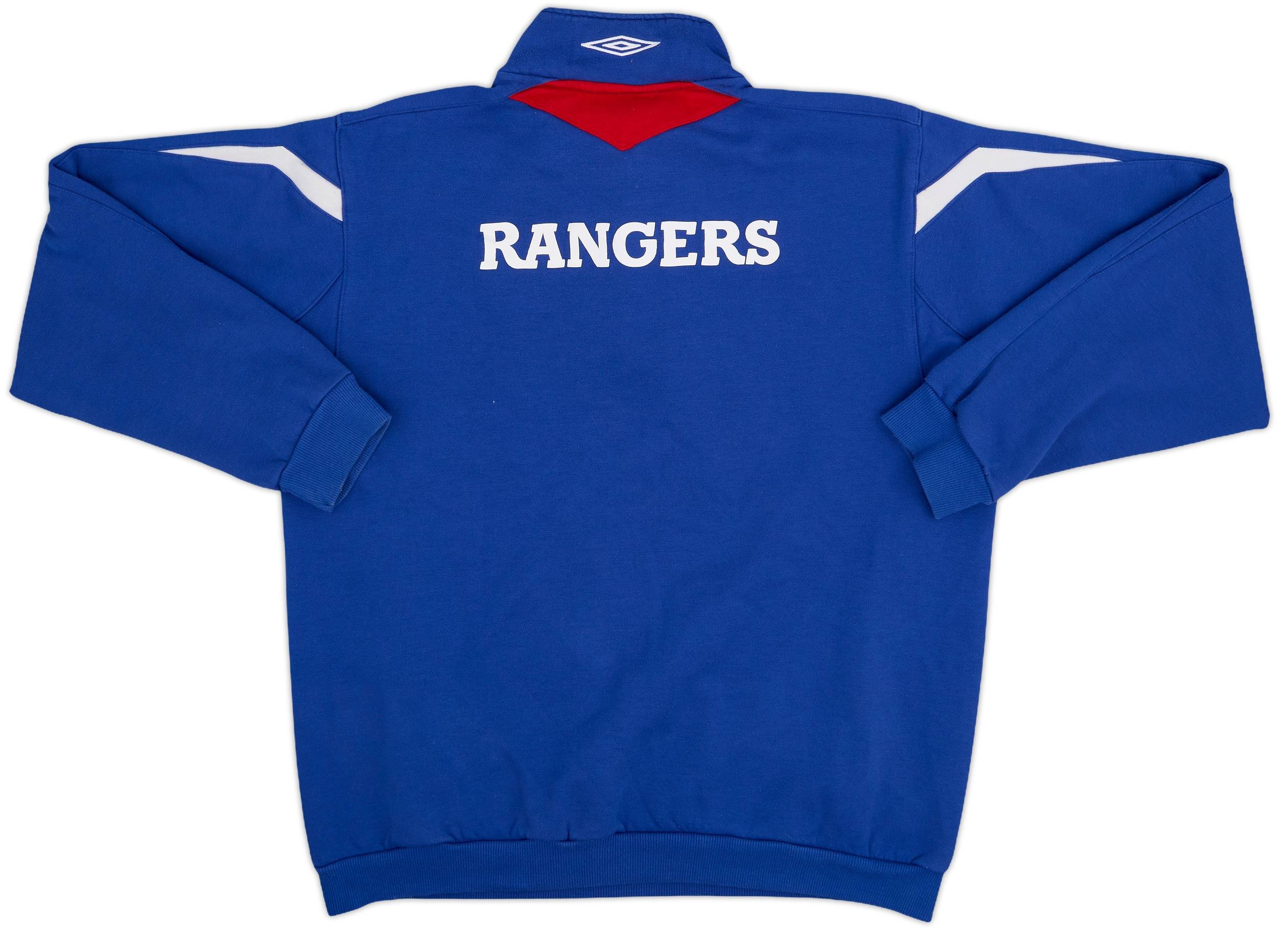 1987-90 Rangers Umbro 1/4 Zip Sweat Top - 8/10 - (M)