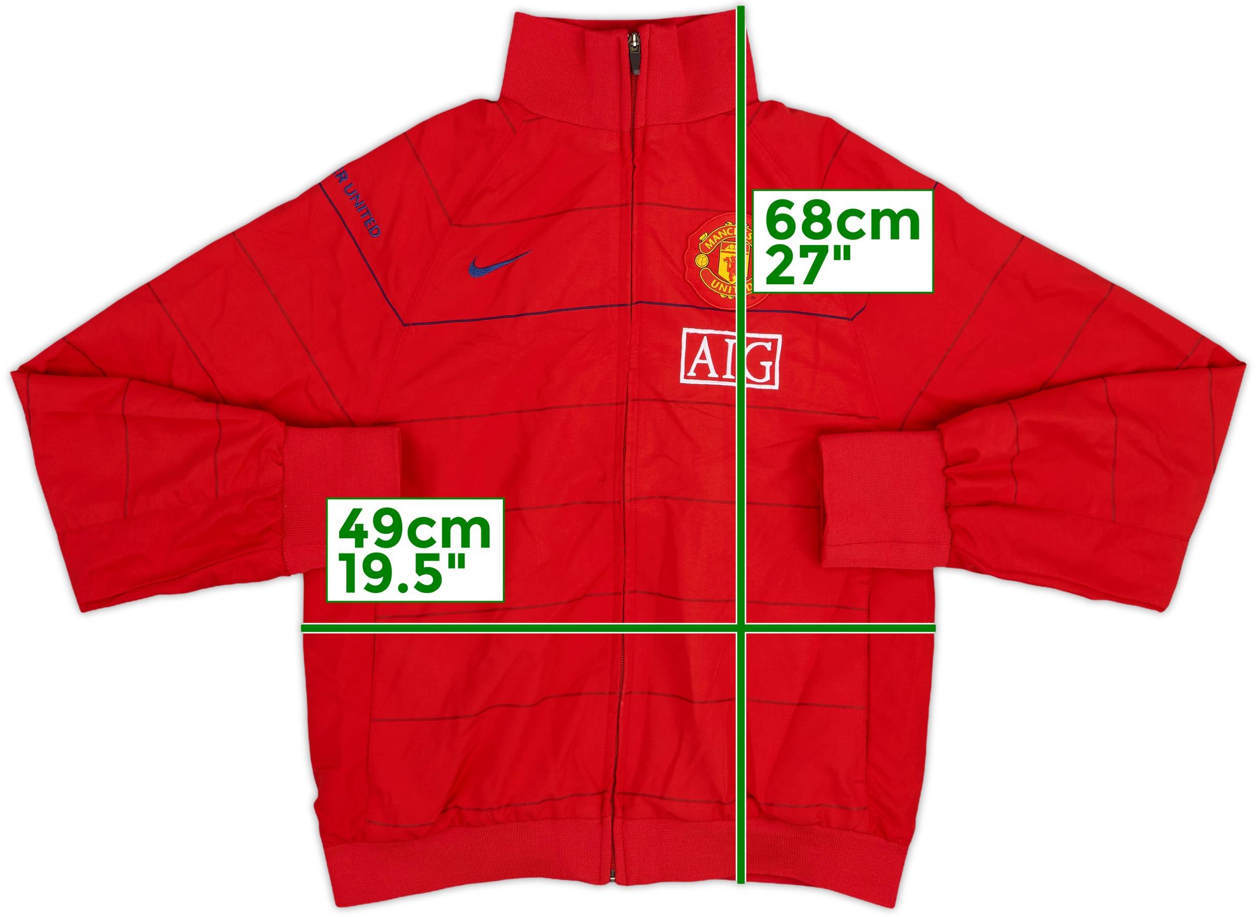 00s NIKE MANCHESTER UNITED 中綿 ナイロンジャケット