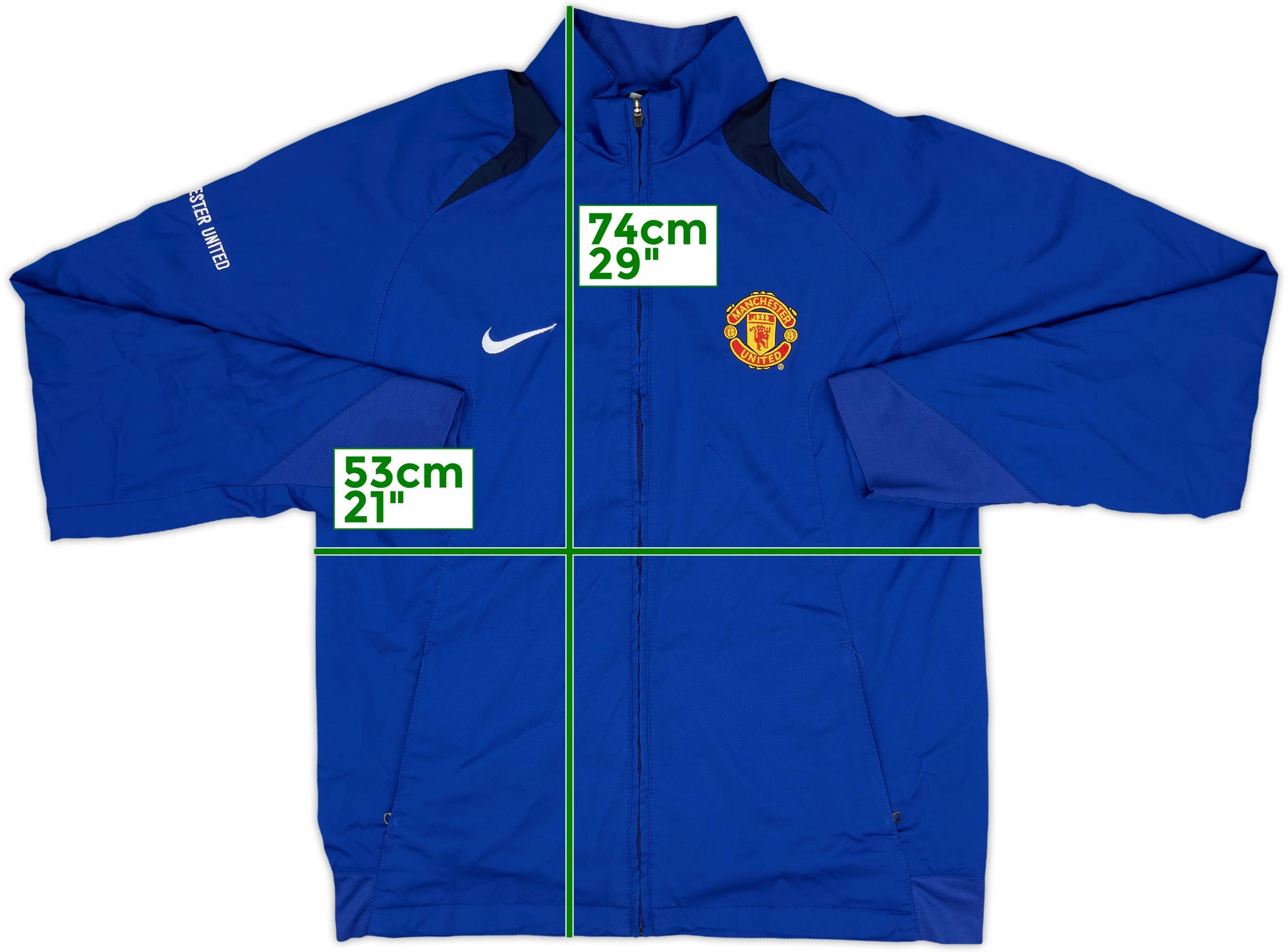超歓迎された 2007-08 Manchester (M) - 9/10 - Jacket Track Nike United ウェア