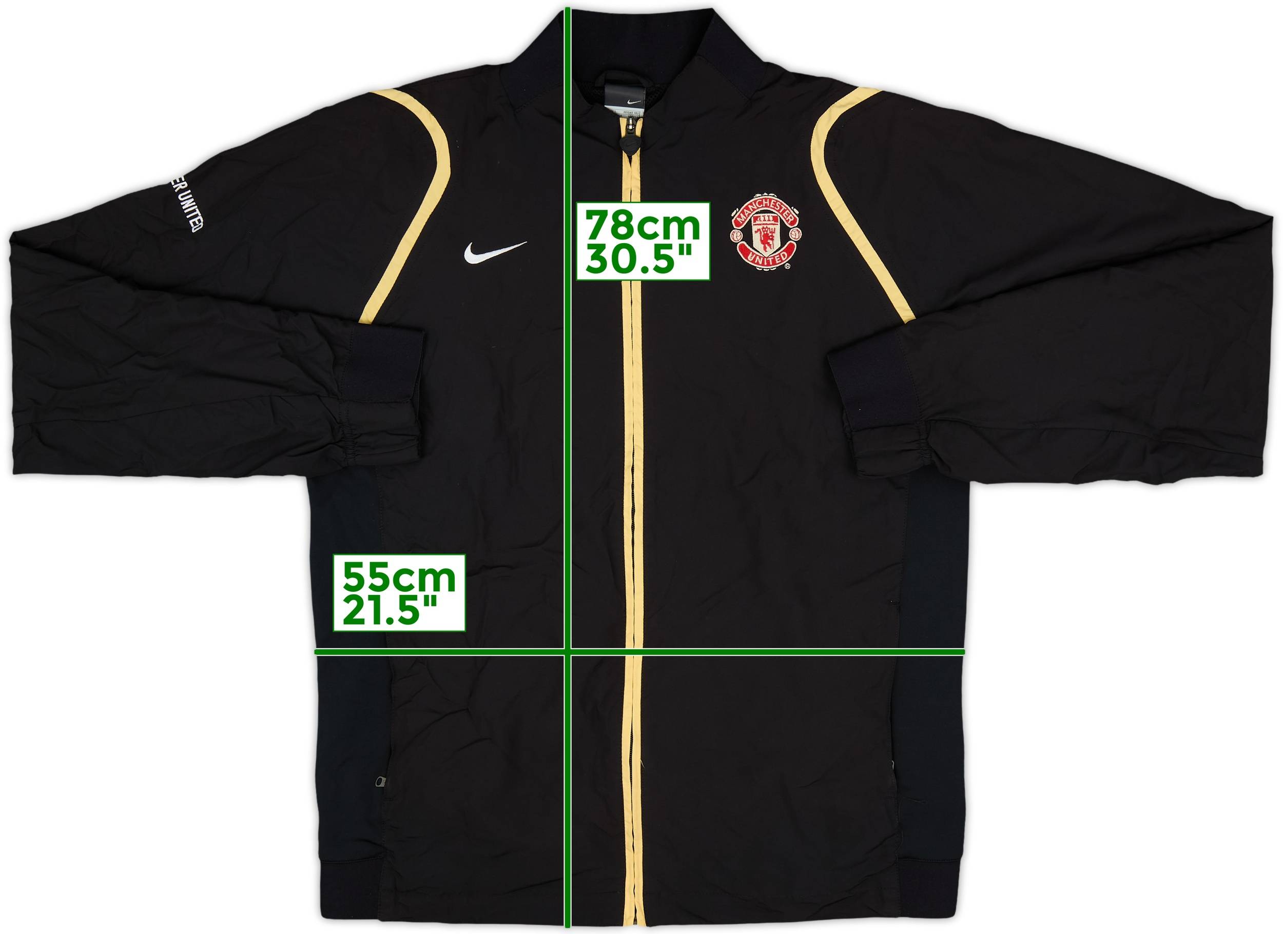 2006-07 Manchester United Nike Track Jacket - 8/10 - (L)