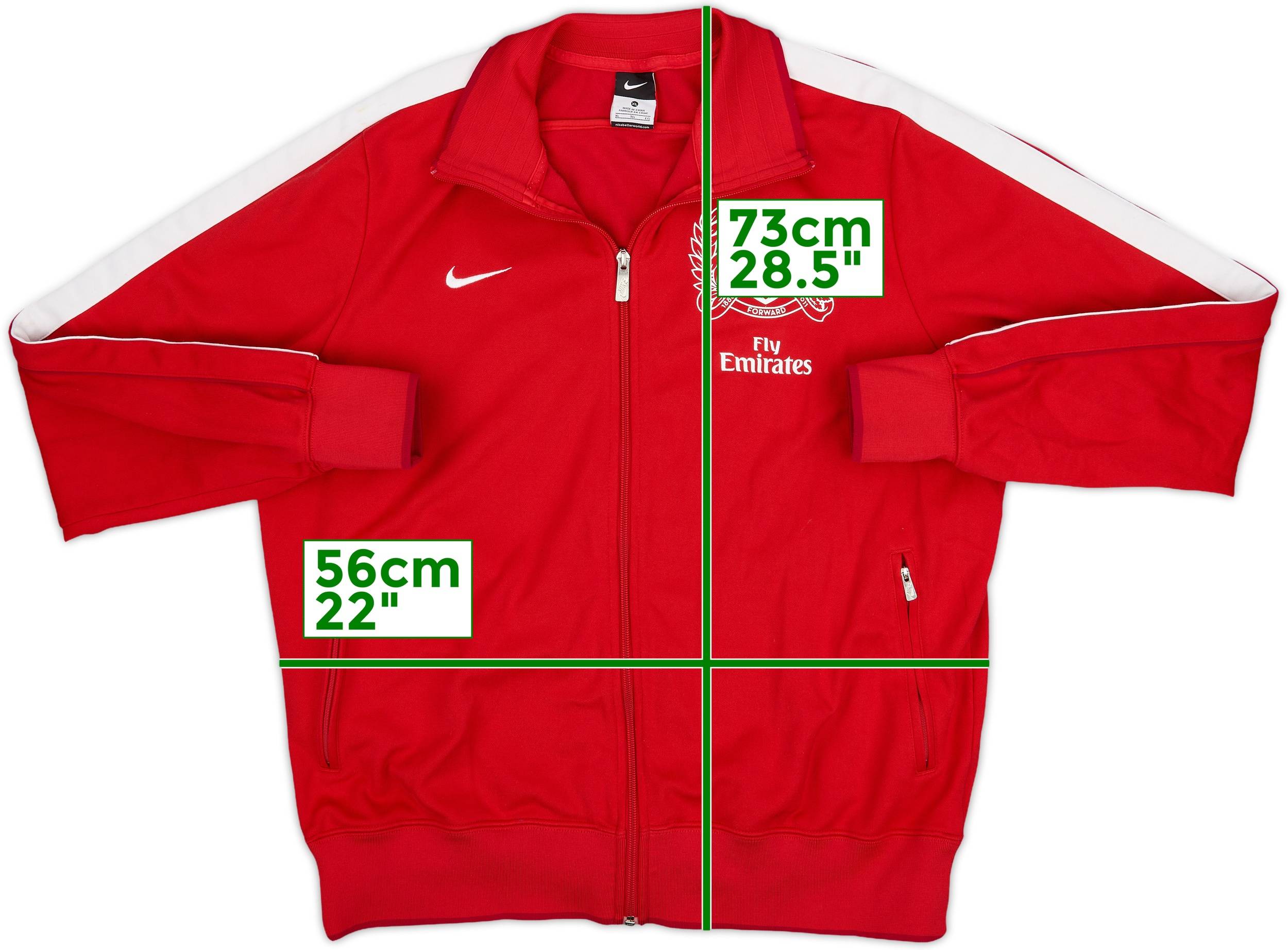 NIKE×ARSENAL 12-13 トラックジャケット-XL 2011-12 Arsenal Nike Track Jacket - 8/10 - (XL)