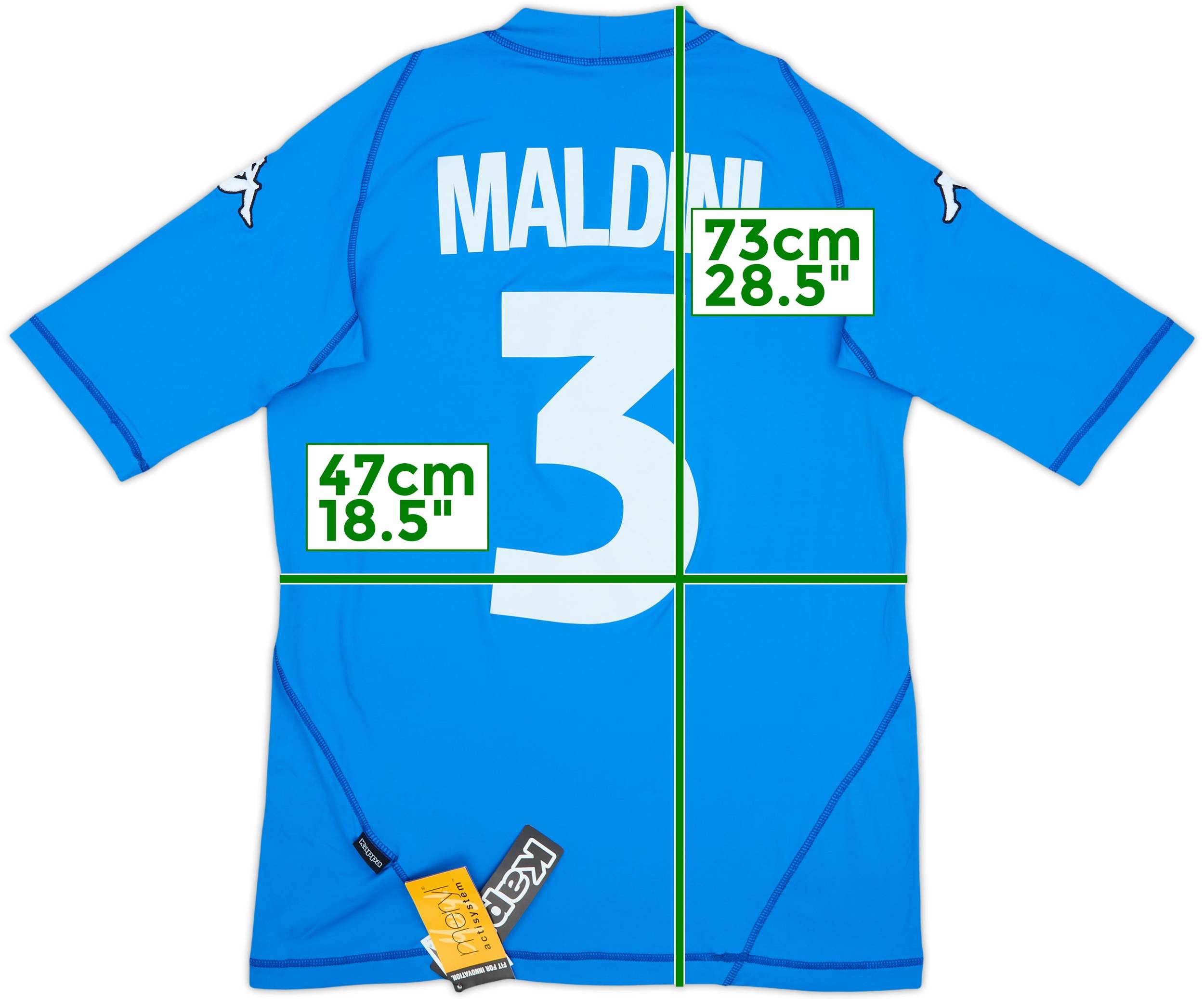 2000-01 Italy Basic Home Shirt Maldini #3 (L)