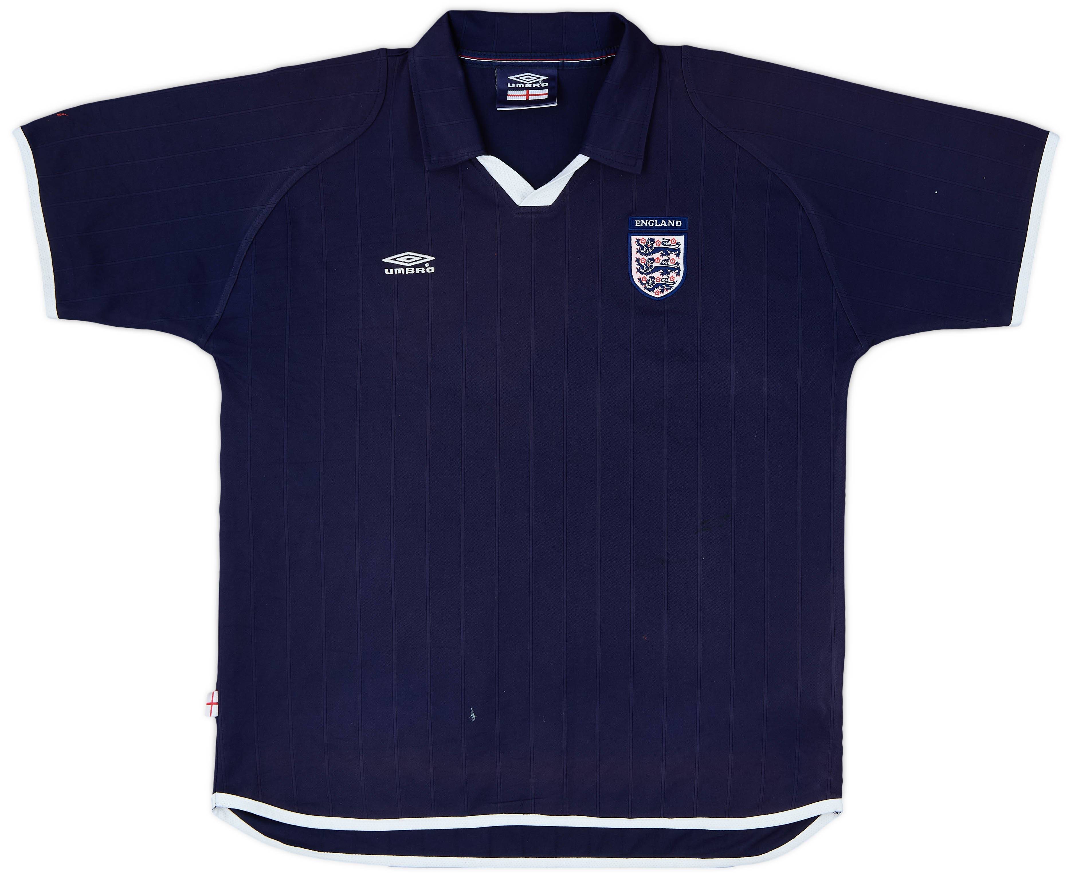 2002-03 England Umbro Polo Shirt - 7/10 - (M)