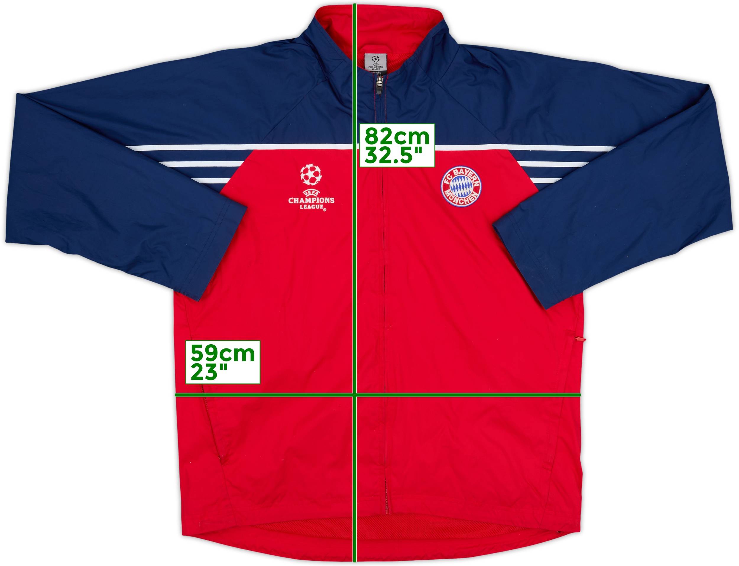 adidas×FC bayern munchen トラックジャケット 2003-04 Bayern Munich adidas CL Rain Jacket - 8/10 - (S)