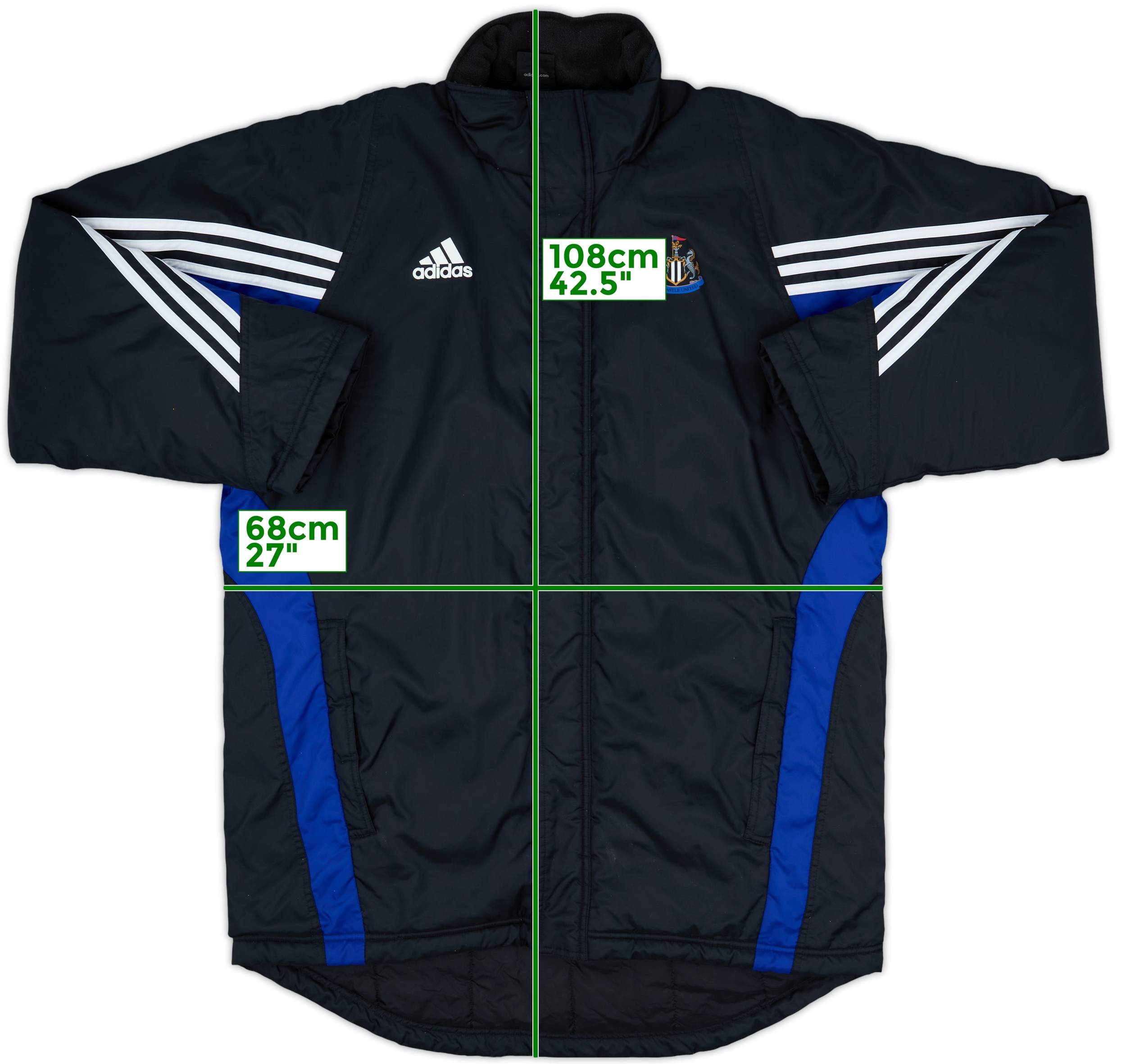 adidas ナイロンジャケット Newcastle United 1995-96 Newcastle adidas Track Jacket - 7/10 - (L)