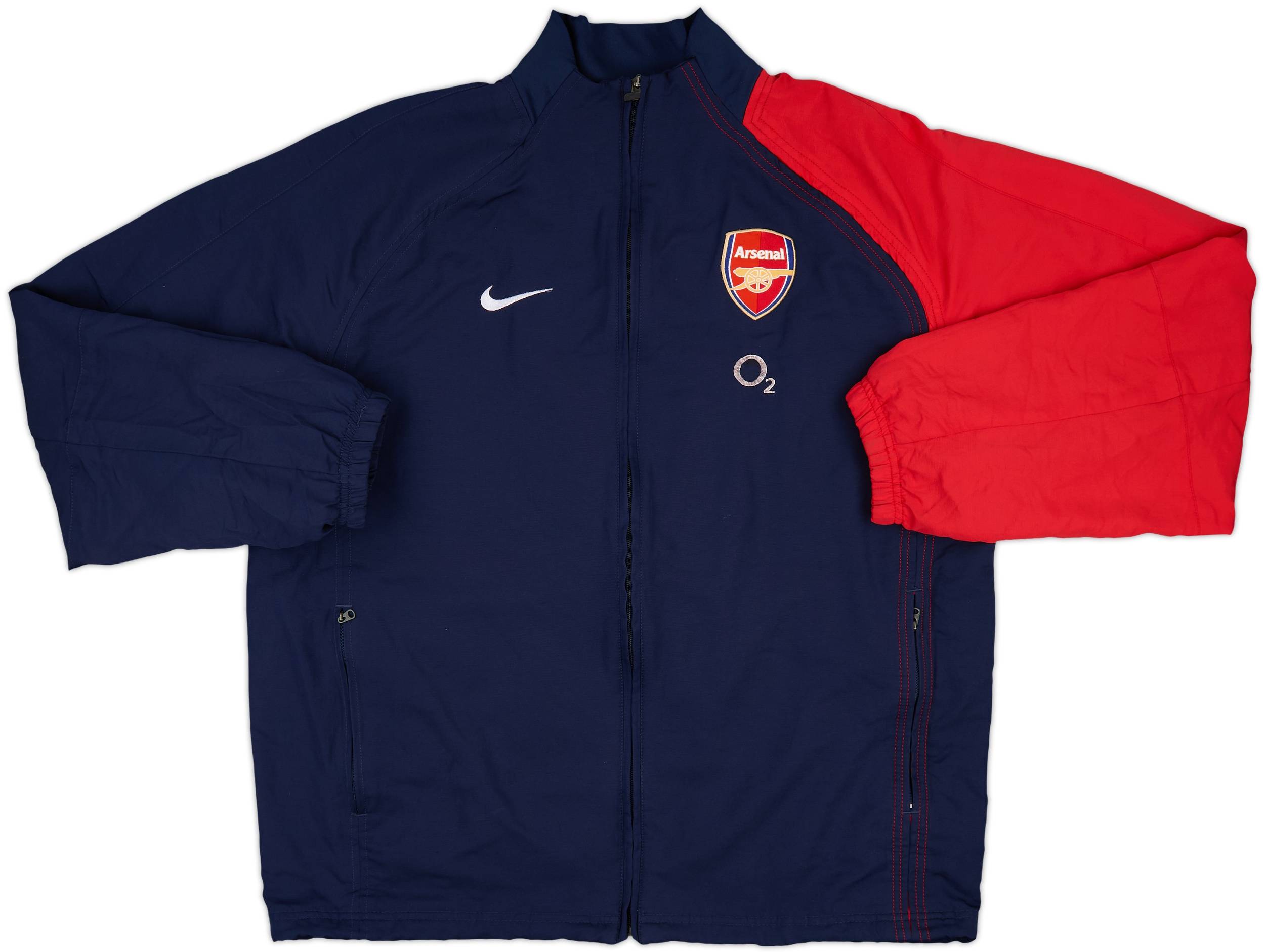 2005 Arsenal nikeトラックジャケット 正規品 Nike Arsenal 2005-2006 Vintage Football Track Jacket Sz S | eBay