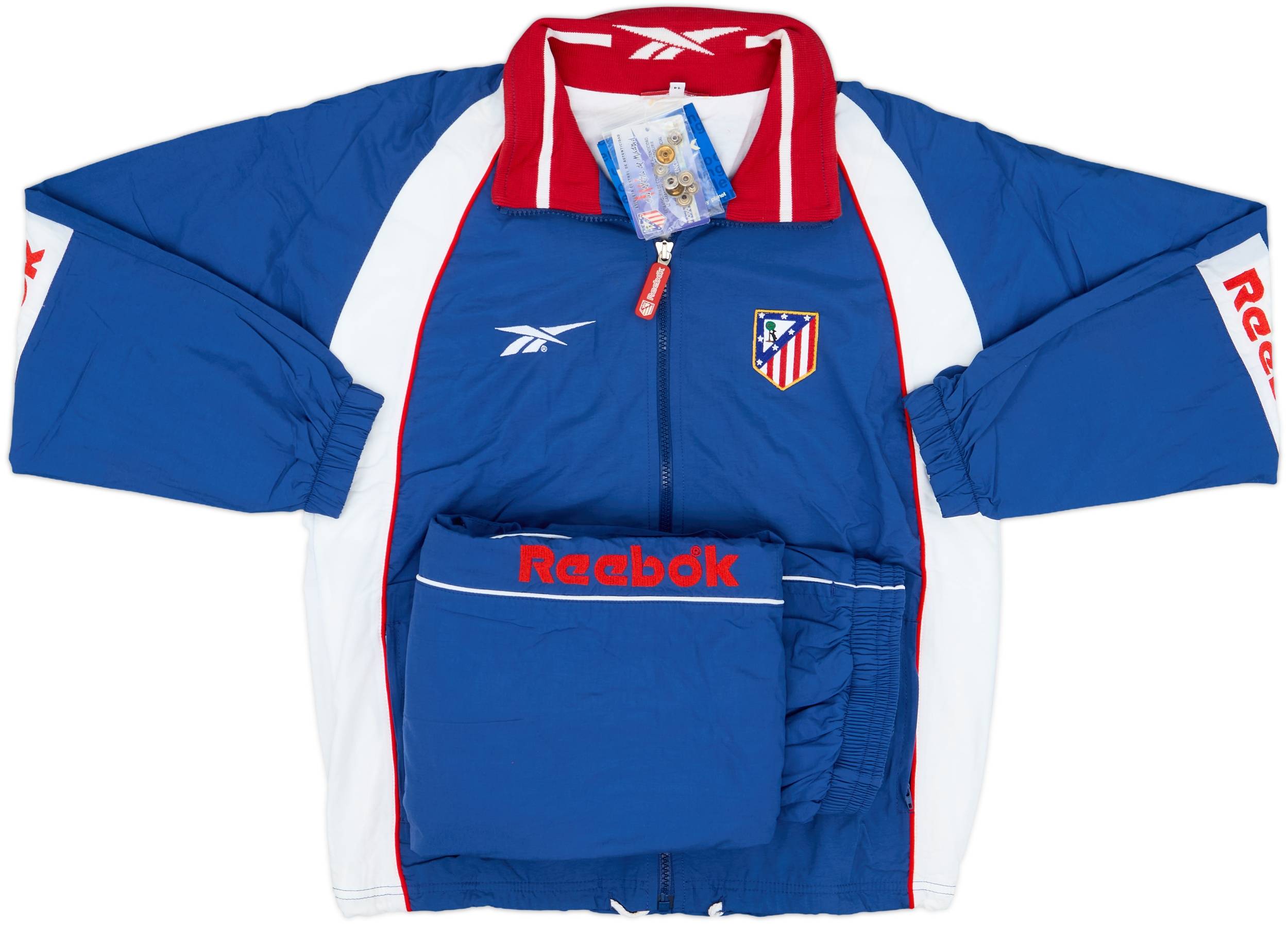 希少　90S VINTAGE 98-00 Atlético Madrid Atlético Madrid 98/99 • Away Shirt • XL – Real Vintage Football
