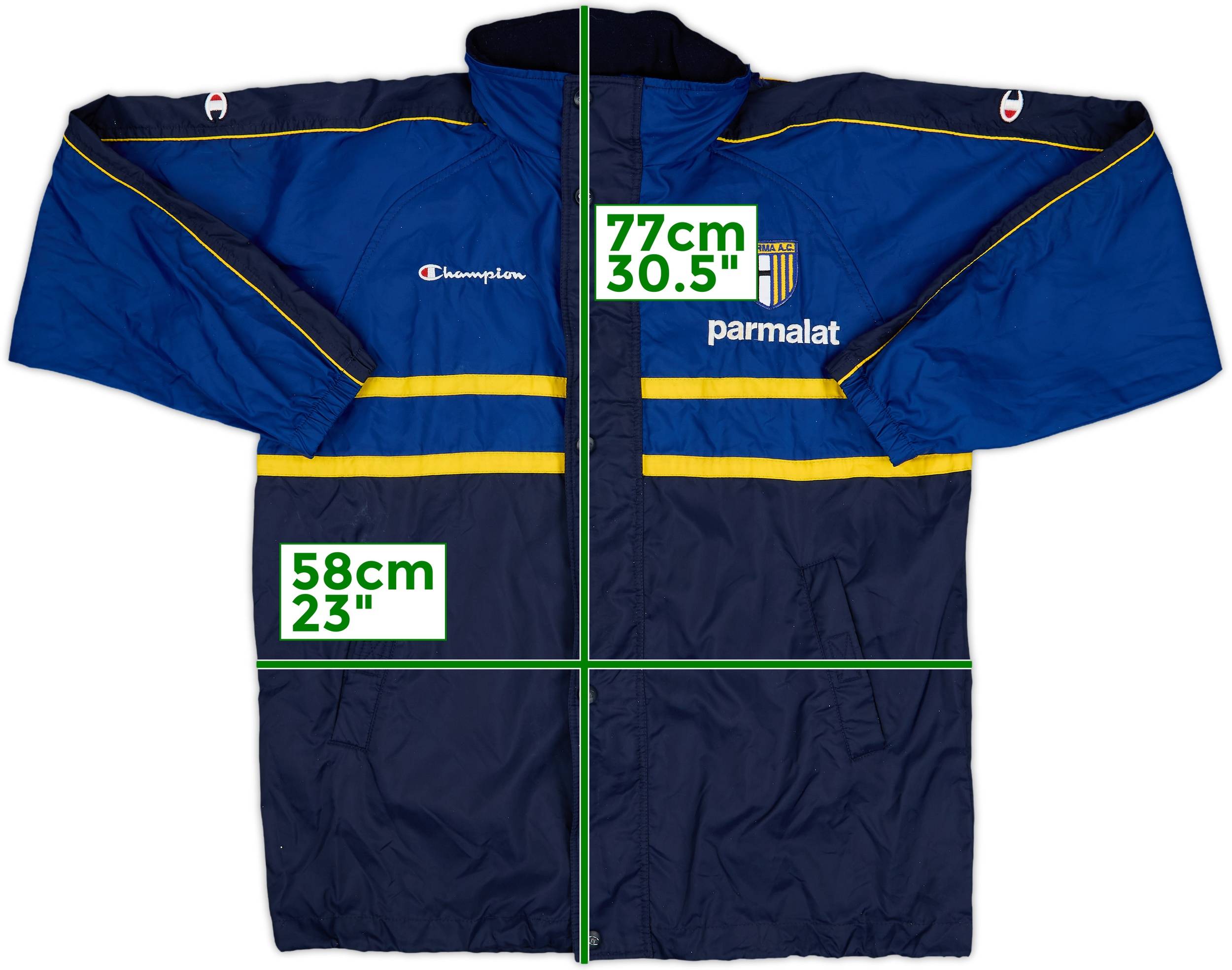 1999-00 Parma Champion Hooded Rain Jacket - 7/10 - (XL.Boys)