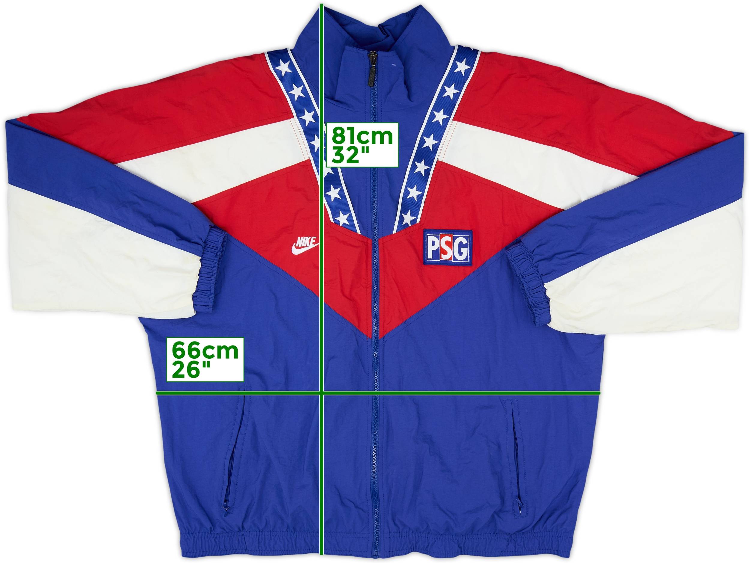 品質が完璧 1995-96 Paris Saint-Germain Nike Track Jacket - 8/10 - (XL) ウェア