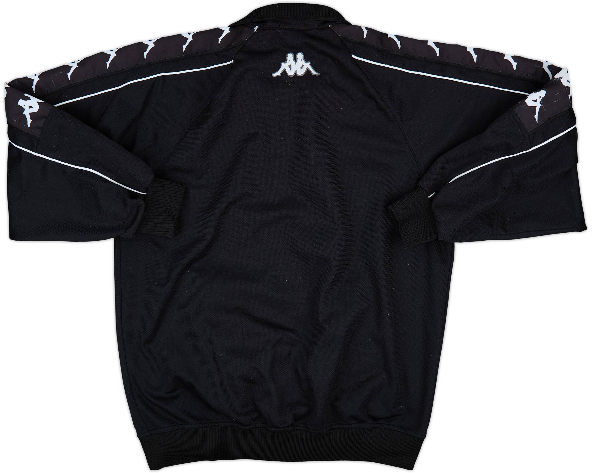 ウェア 99-00 Juventus Kappa windbreaker black L 1999-00 Juventus Kappa Hooded Rain Jacket - 9/10 - (L)