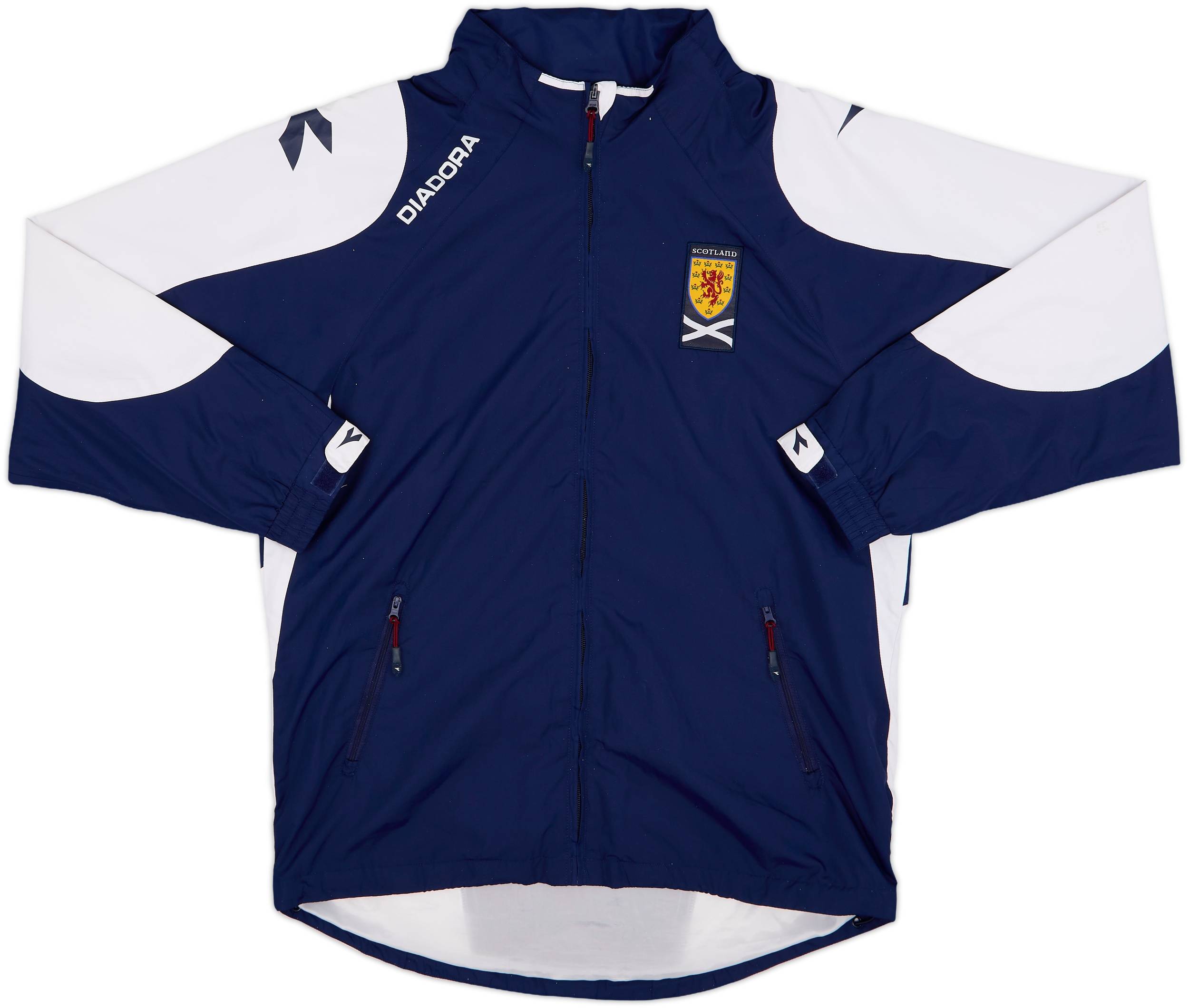 ウェア DIADORA Scotland 2004 2005 2006 2005-06 Scotland Diadora Hooded Rain Jacket - 8/10 - (S)
