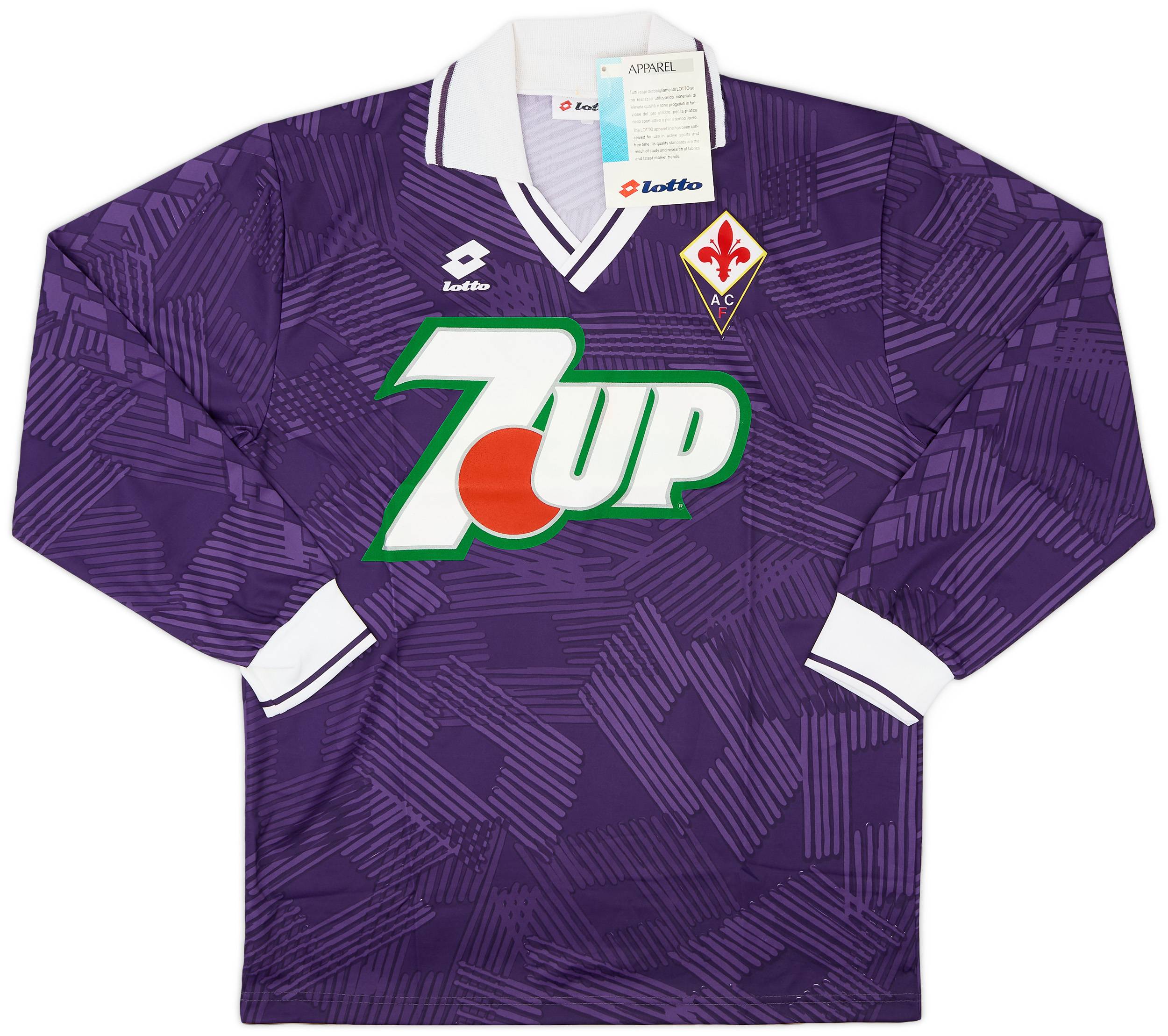 ✨激レア✨93-94フィオレンティーナ サッカーシャツ 7UP uhlsport