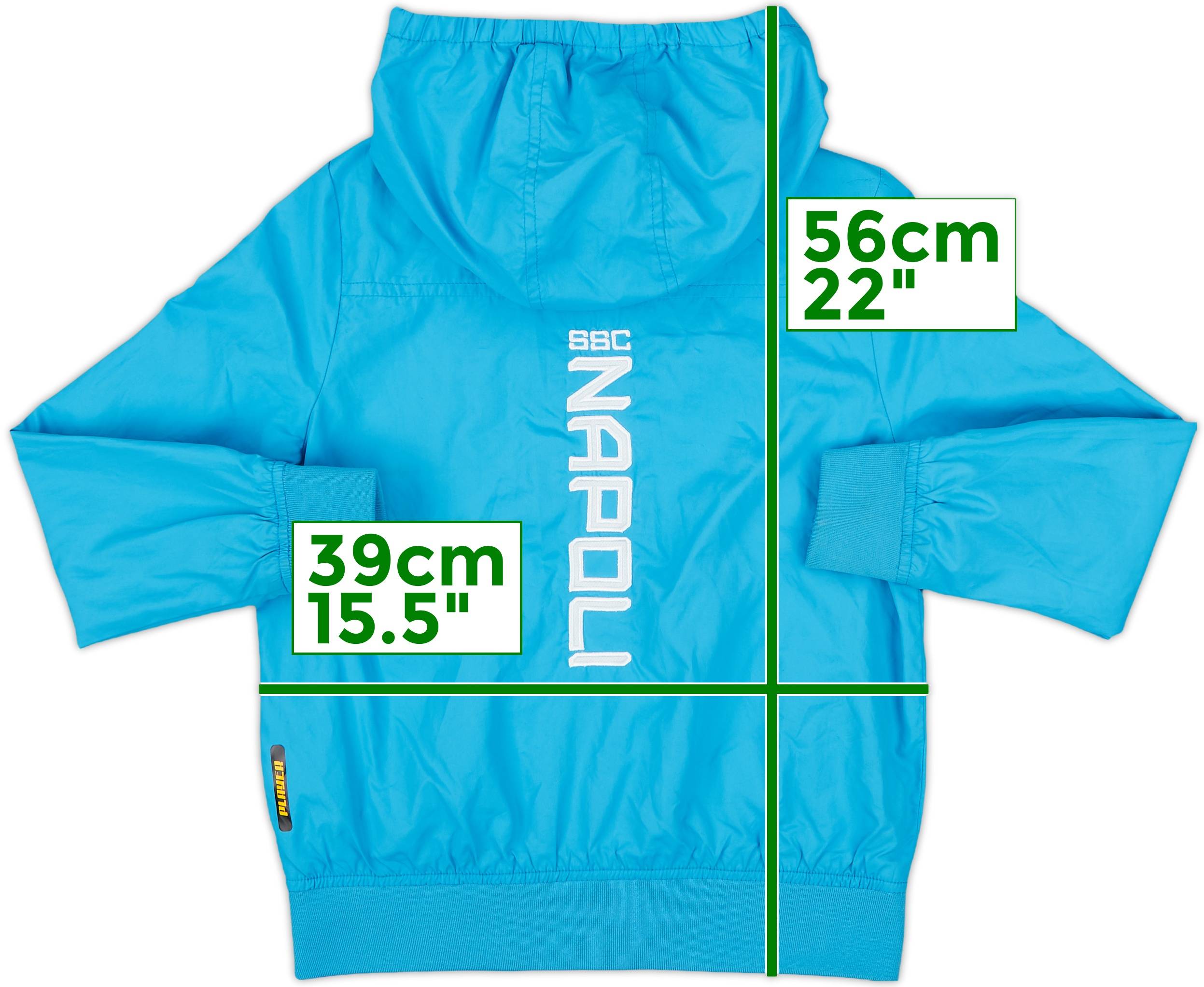 2017-18 Napoli Kappa Track Jacket - 6/10 - (S.Boys)