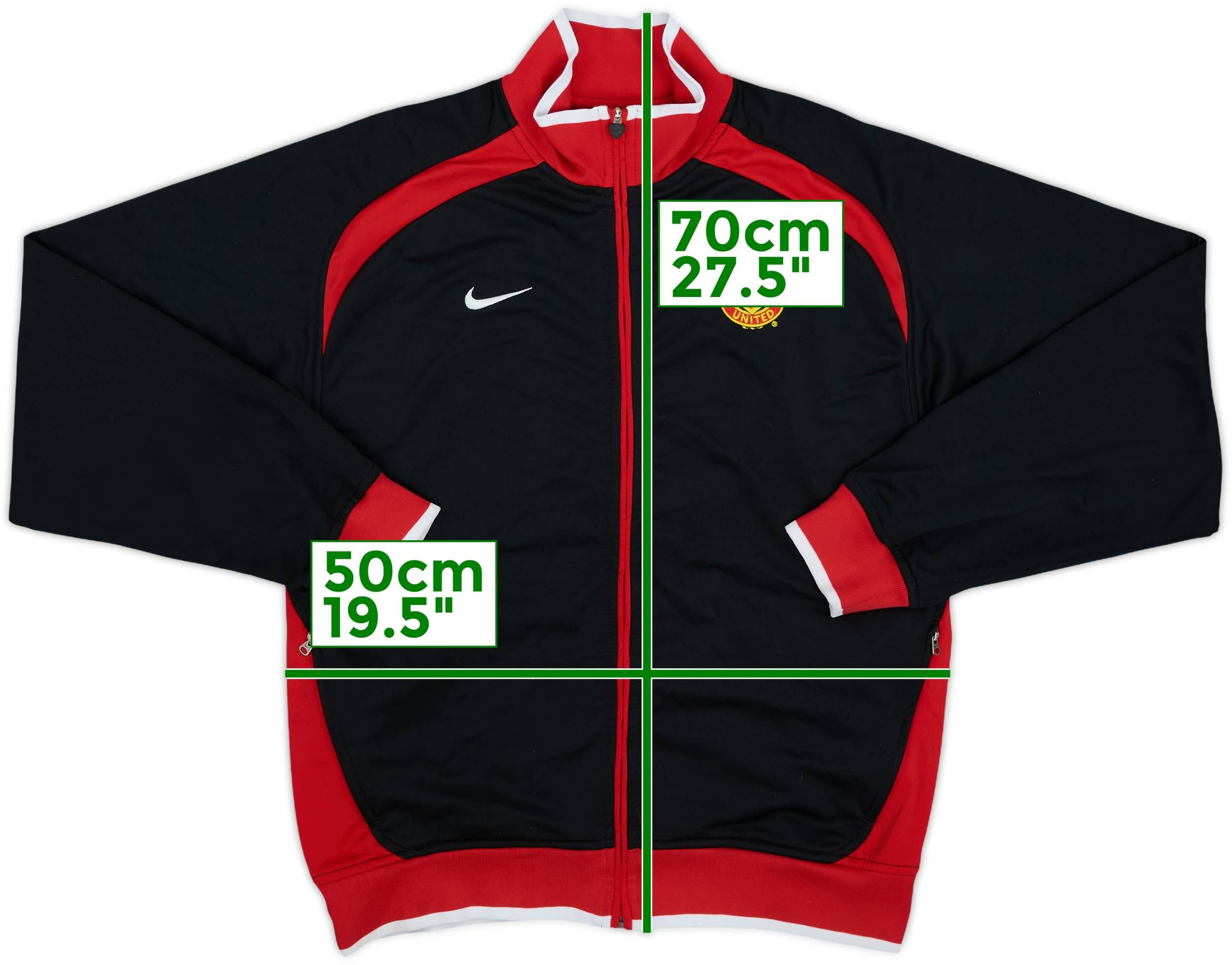 2006-07 Manchester United Nike Track Jacket - 6/10 - (M)
