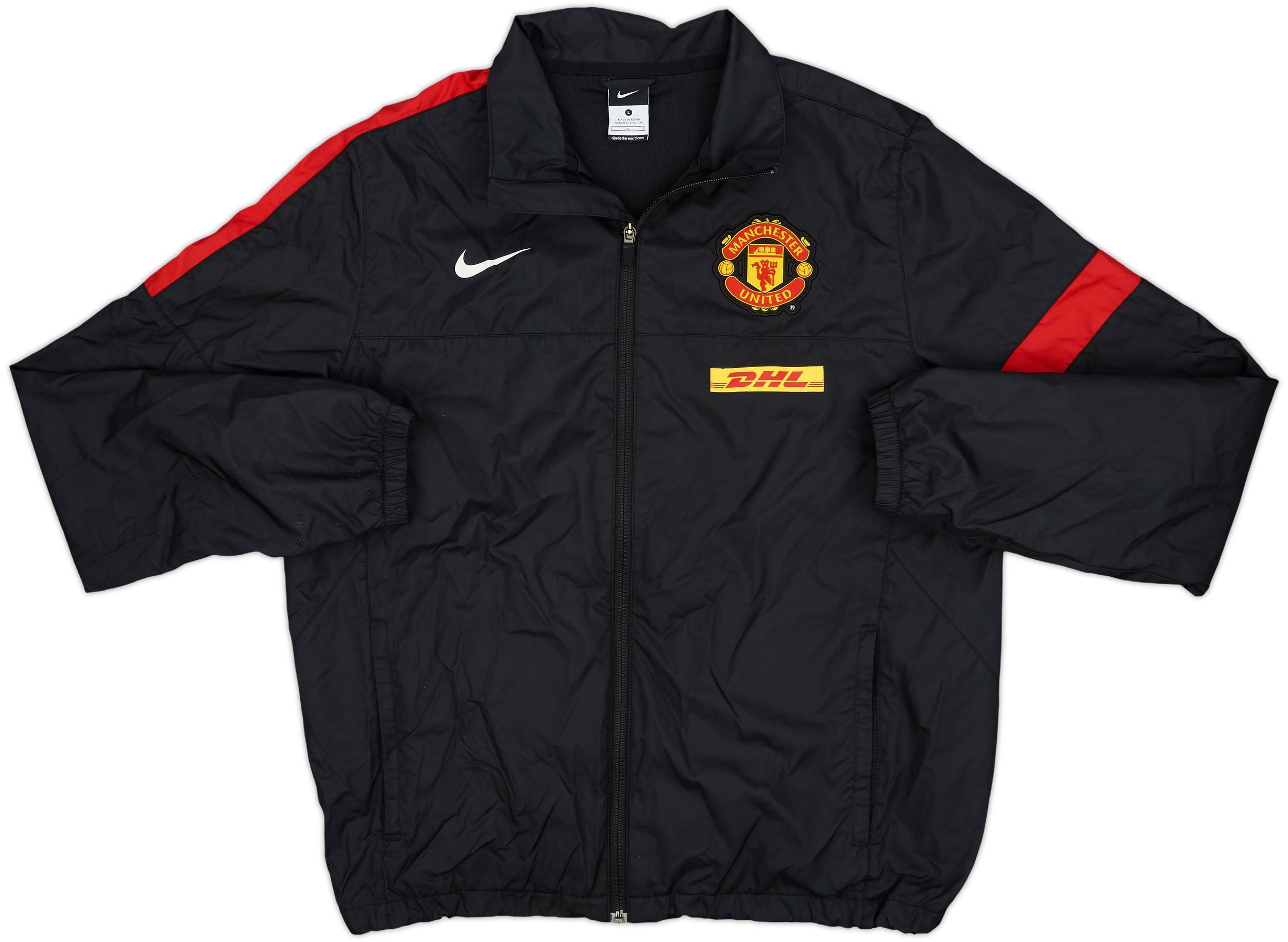 2002-03 Manchester United Nike 1/4 Zip Reversible Top - 8/10